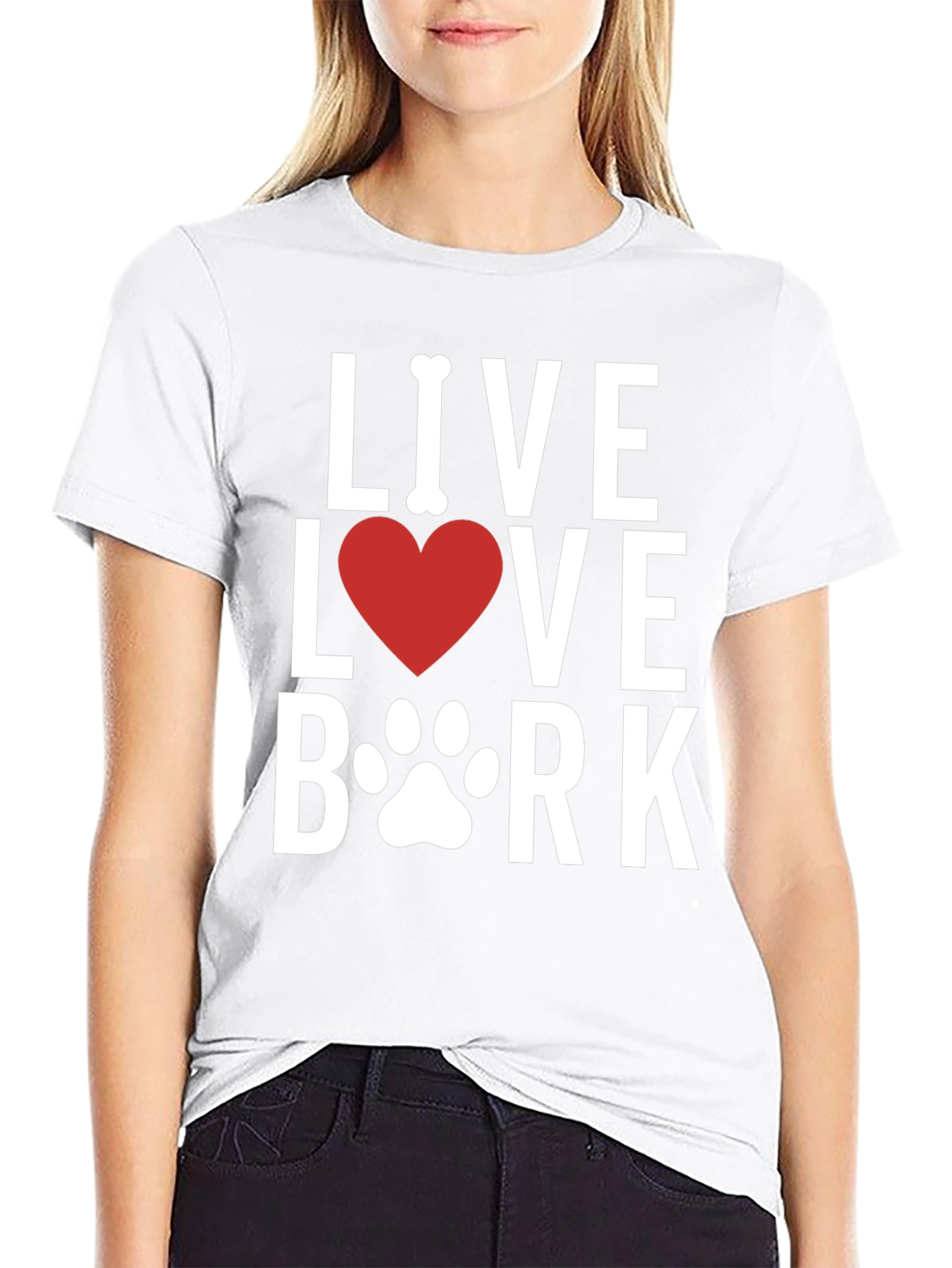 Live Love Bork Dog Lover T-Shirt