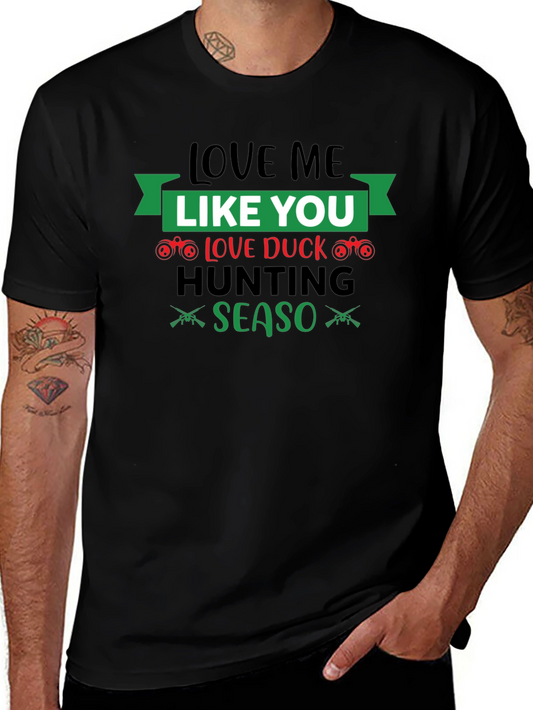 Love Duck Hunting Season Graphic T-Shirt
