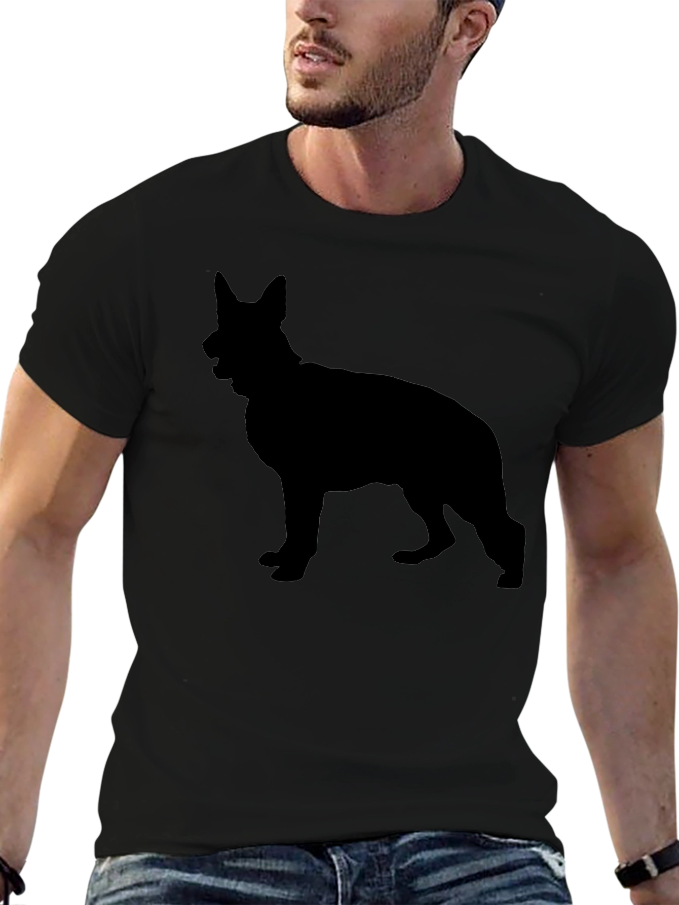 German Shepherd Silhouette T-Shirt