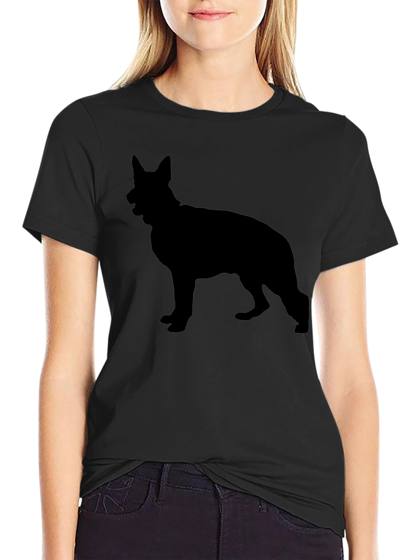 German Shepherd Silhouette T-Shirt