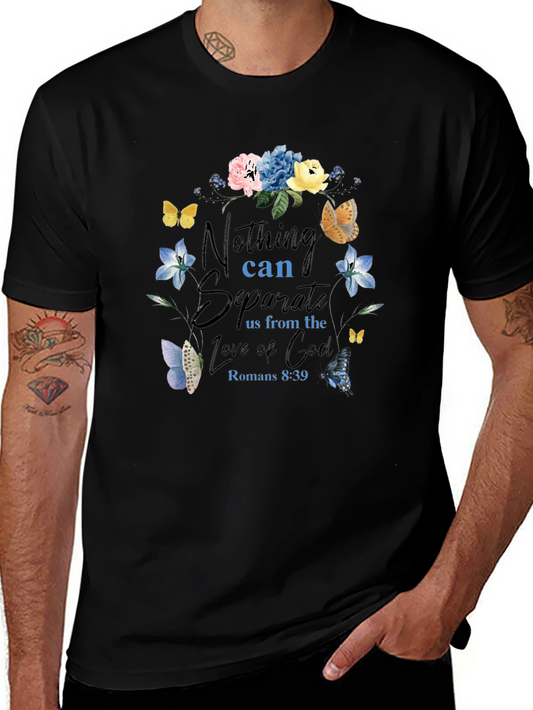 Floral Christian T-Shirt - Nothing Can Separate Us