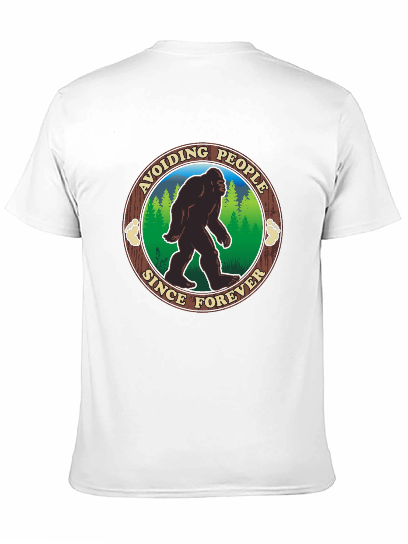Avoiding People Since Forever Bigfoot T-Shirt
