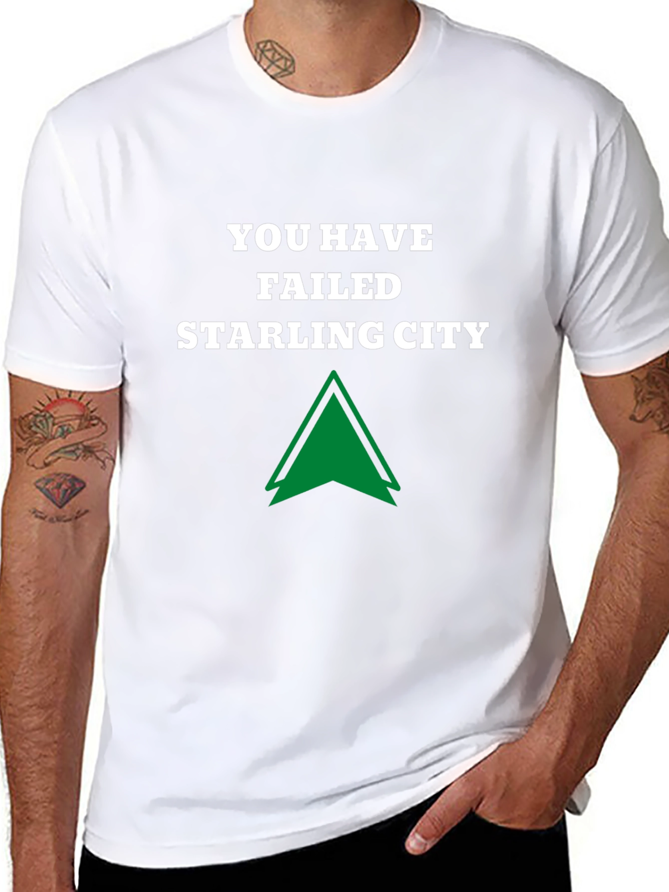 You Have Failed Starling City Black T-Shirt