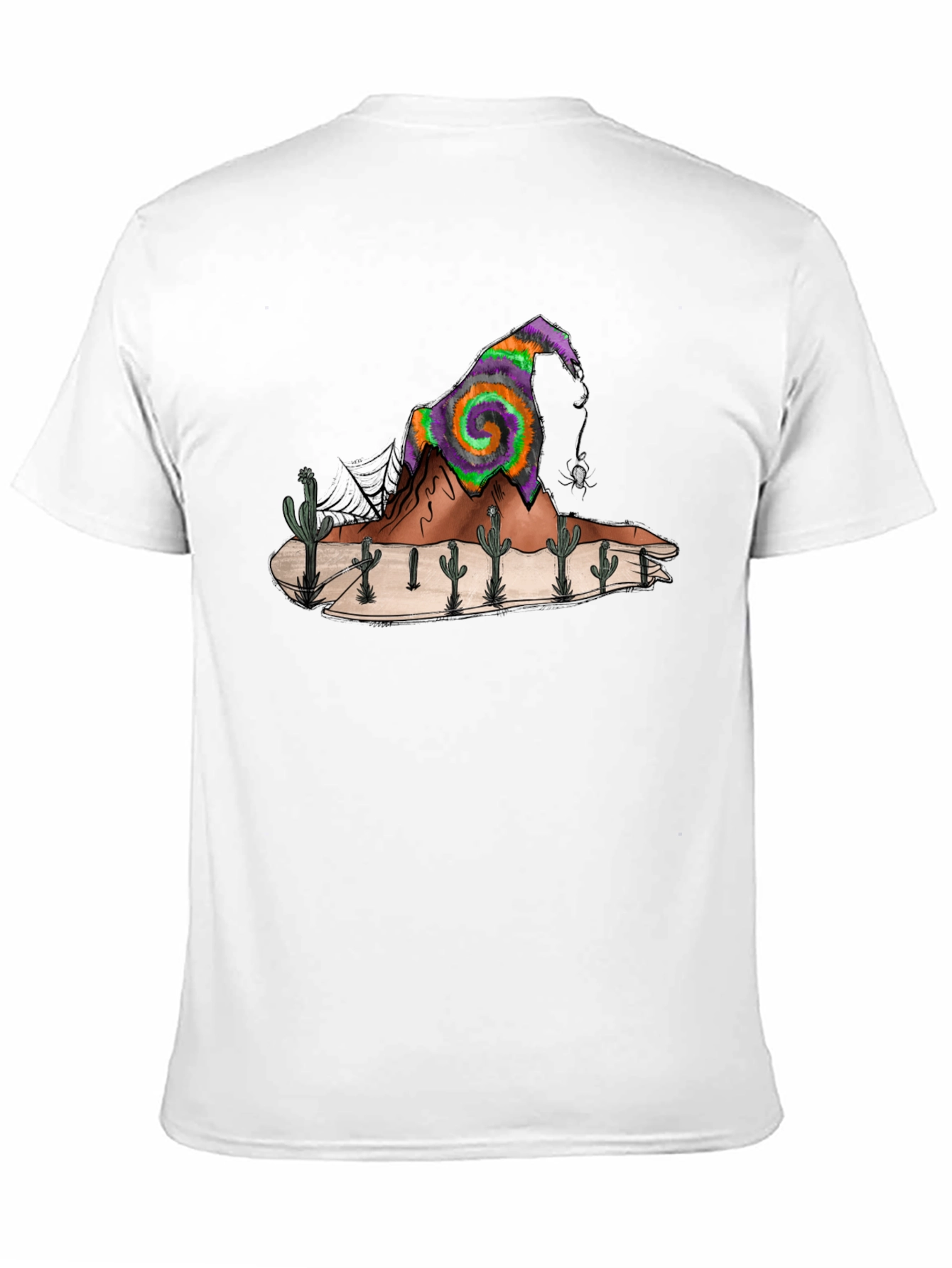 Desert Witch Hat Graphic Tee - Mens Black T-Shirt