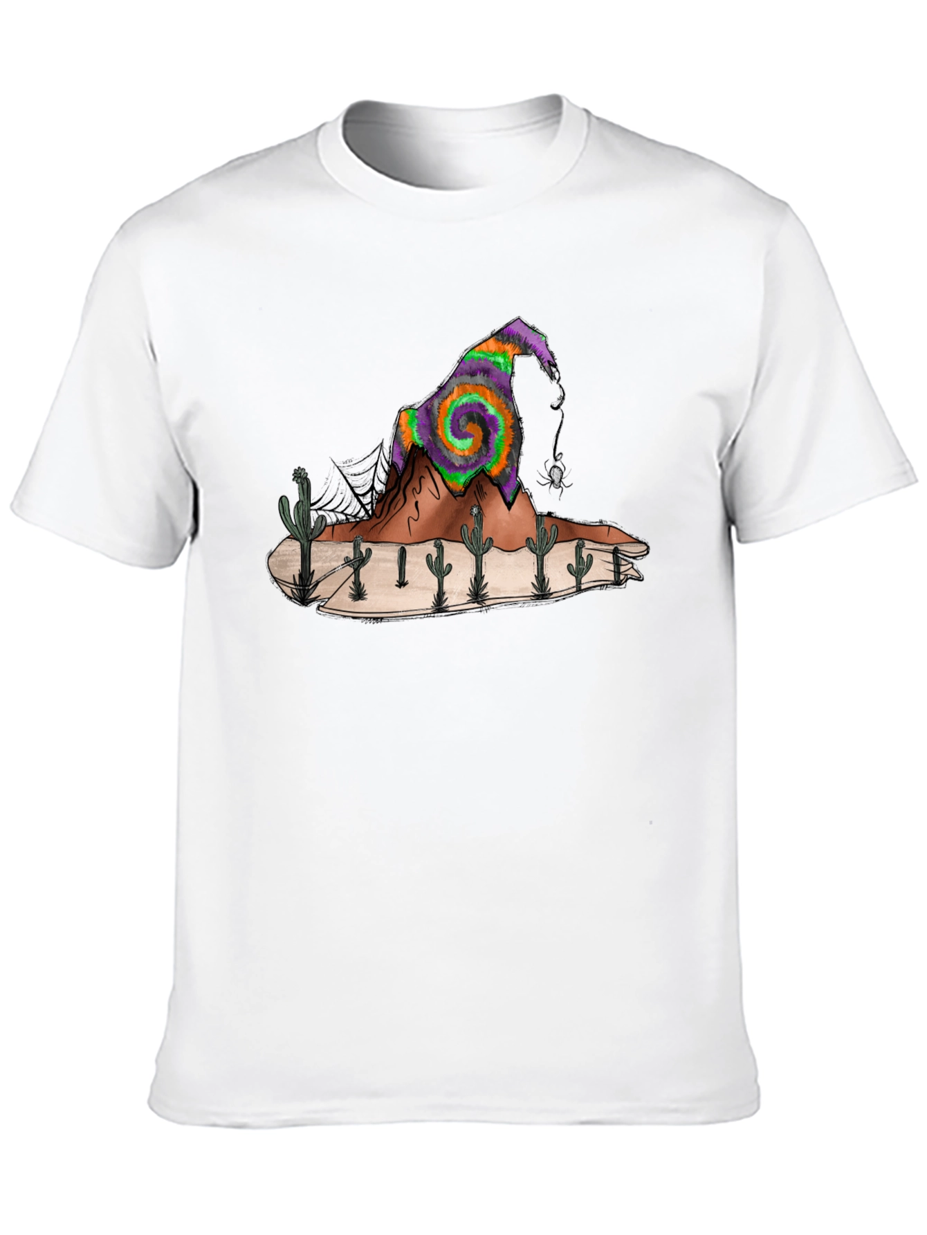Desert Witch Hat Graphic Tee - Mens Black T-Shirt