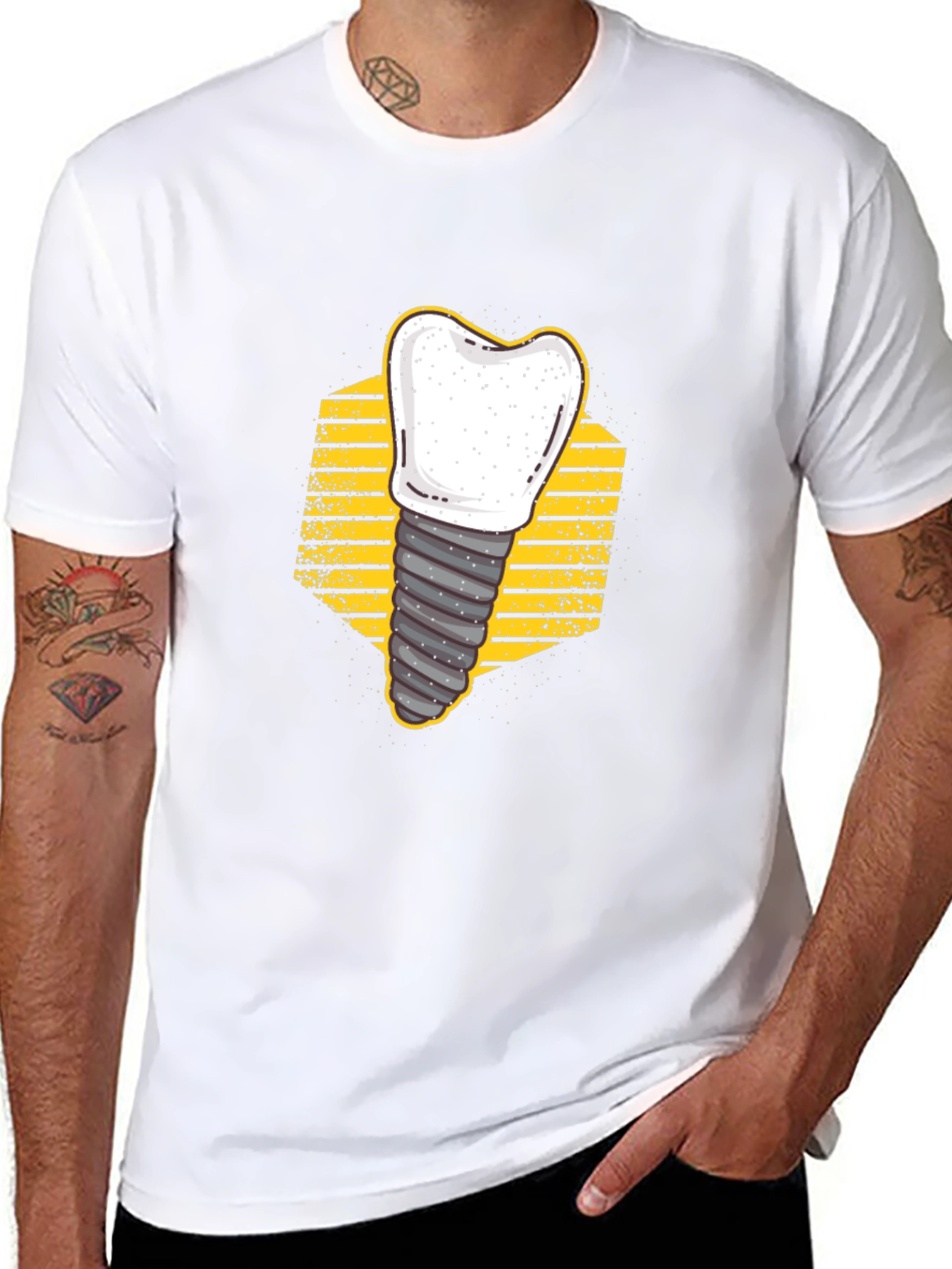 Dental Implant T-Shirt - Tooth Graphic Tee