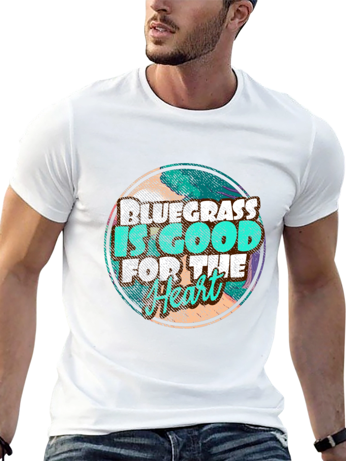 Bluegrass Is Good for the Heart Graphic Tee