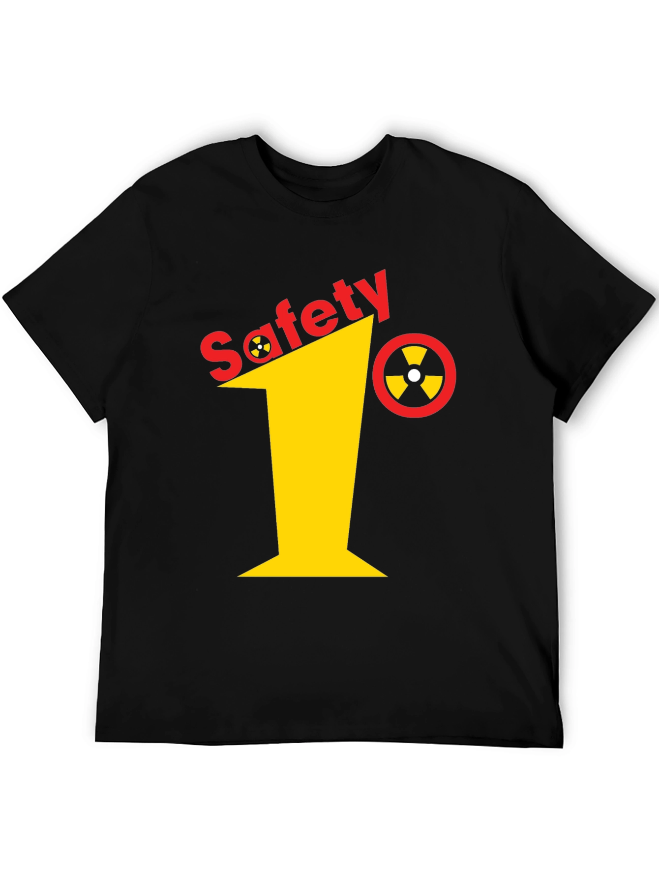 Safety First T-Shirt Black Graphic Tee