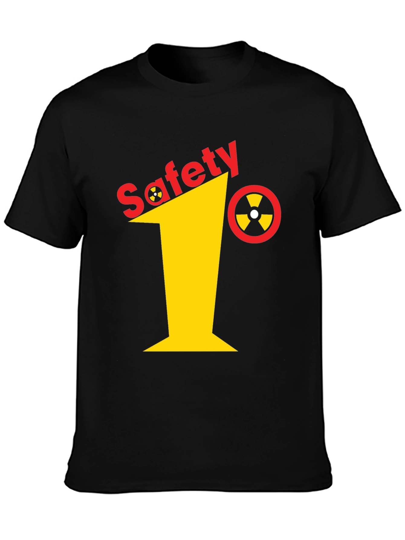 Safety First T-Shirt Black Graphic Tee