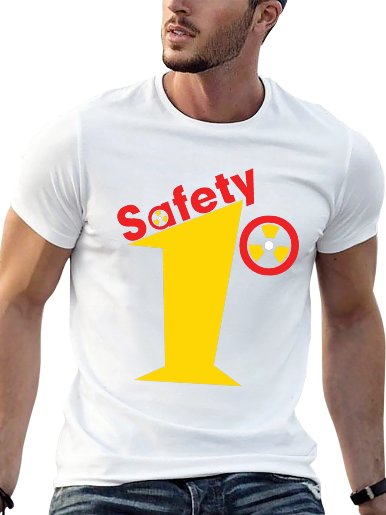 Safety First T-Shirt Black Graphic Tee