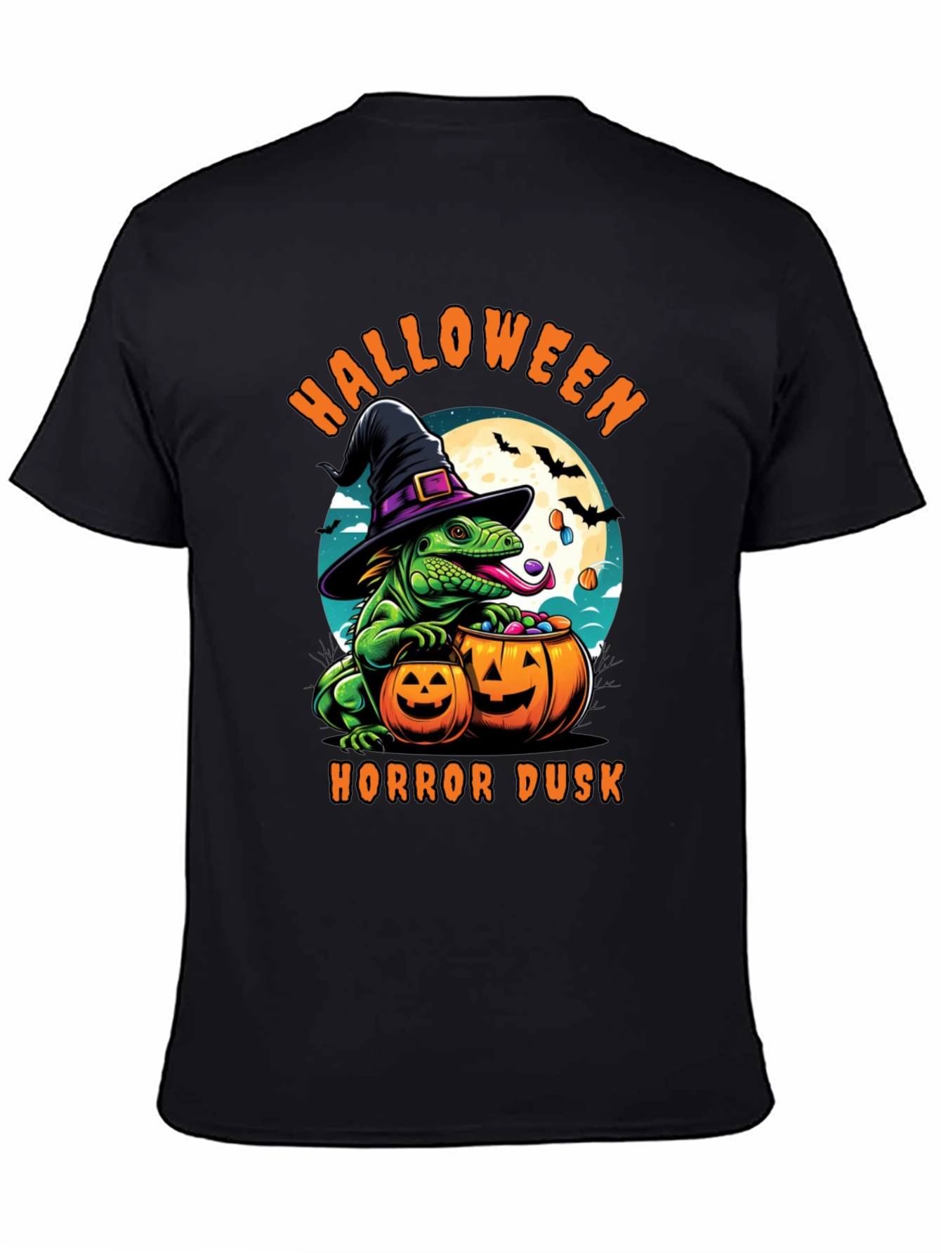 Halloween Horror Dusk Lizard T-Shirt