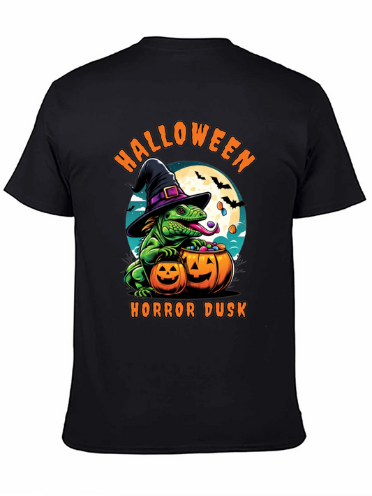 Halloween Horror Dusk Lizard T-Shirt