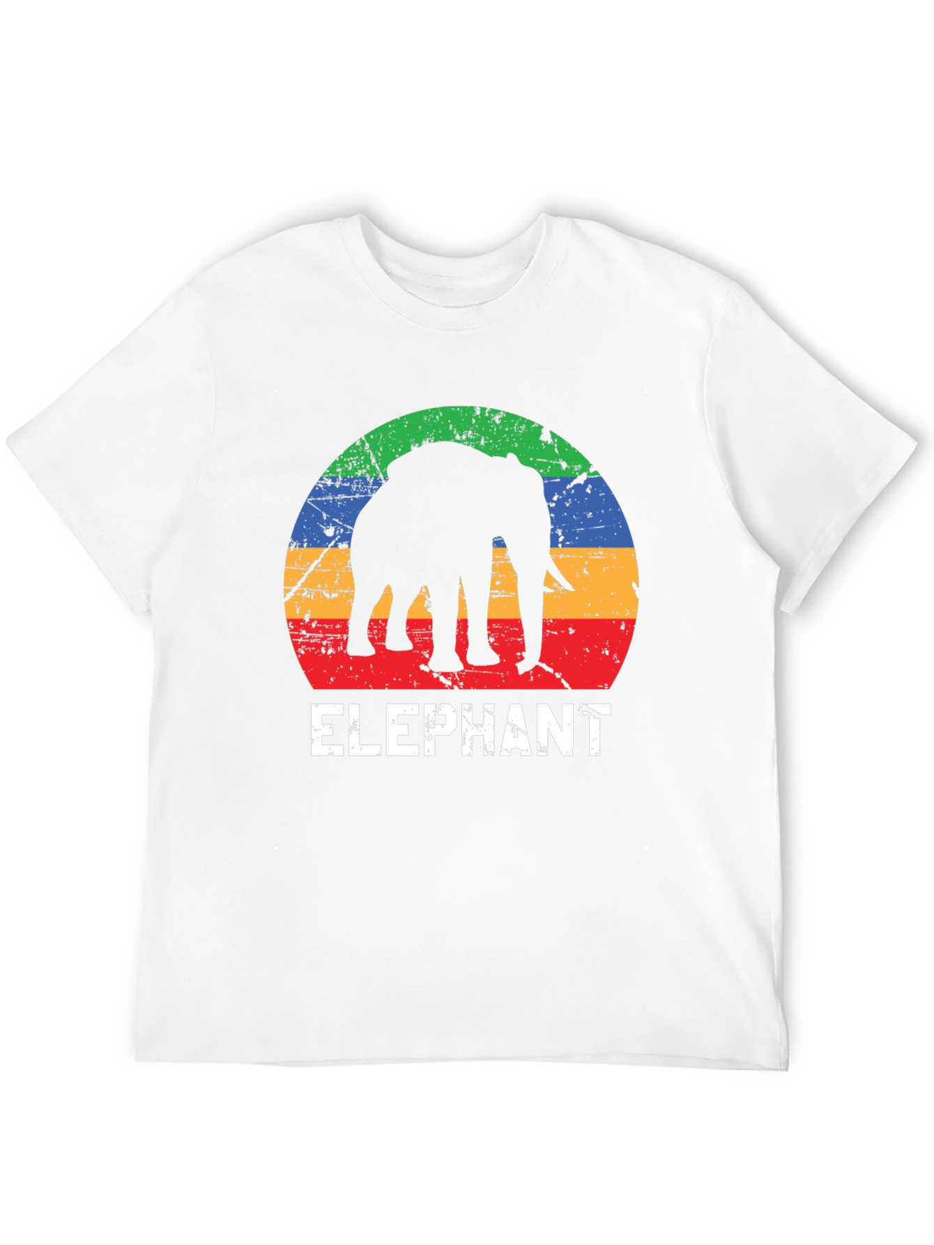 Elephant Silhouette Graphic T-Shirt