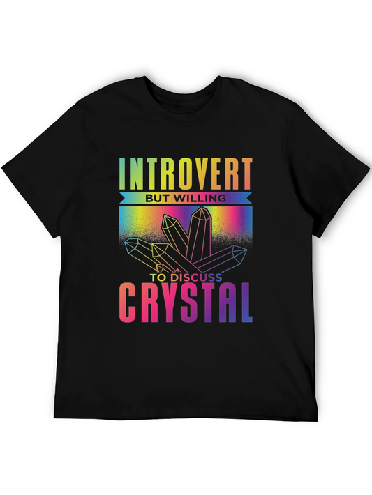 Introvert Crystal Lover Graphic T-Shirt