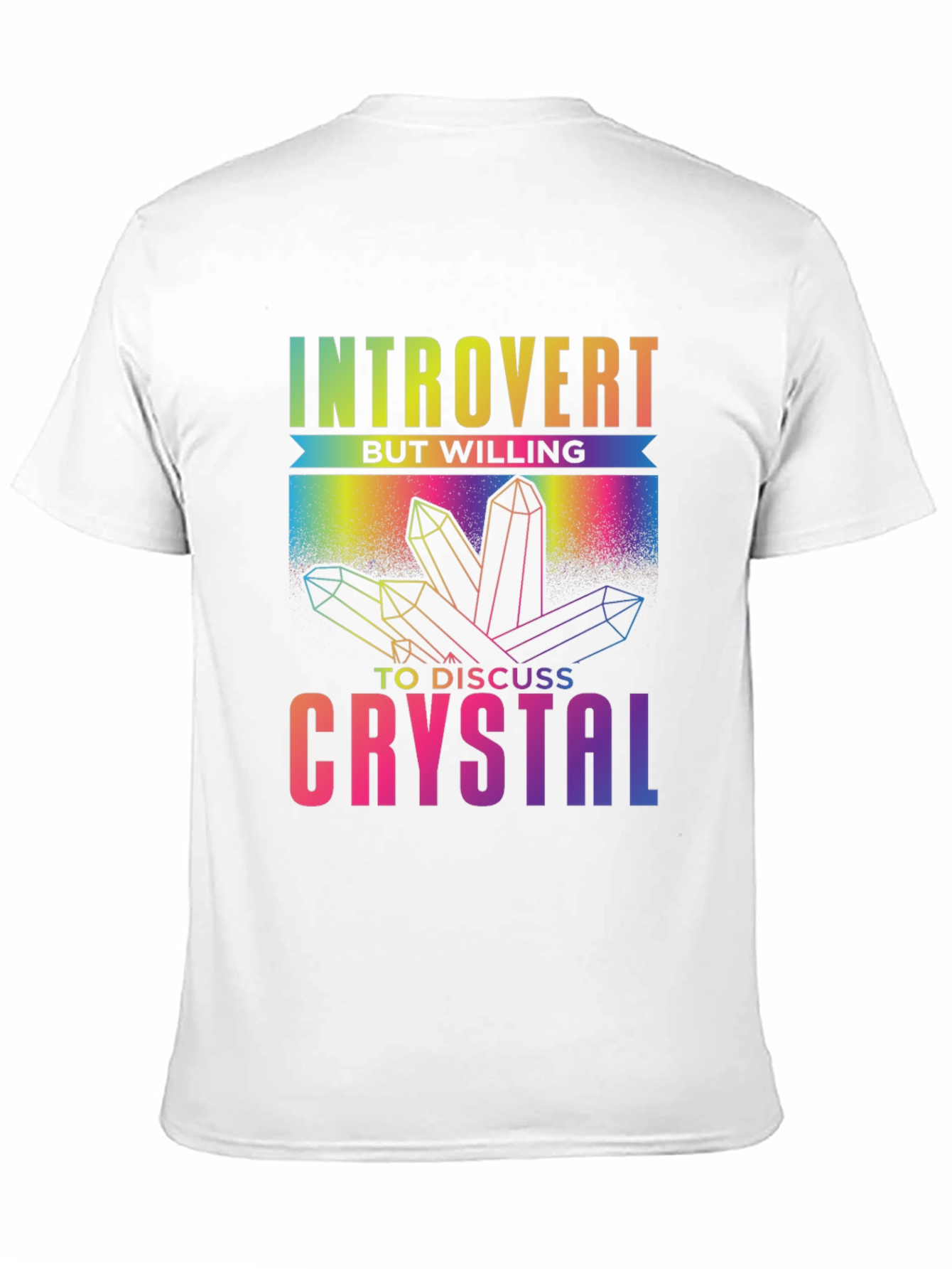 Introvert Crystal Lover Graphic T-Shirt