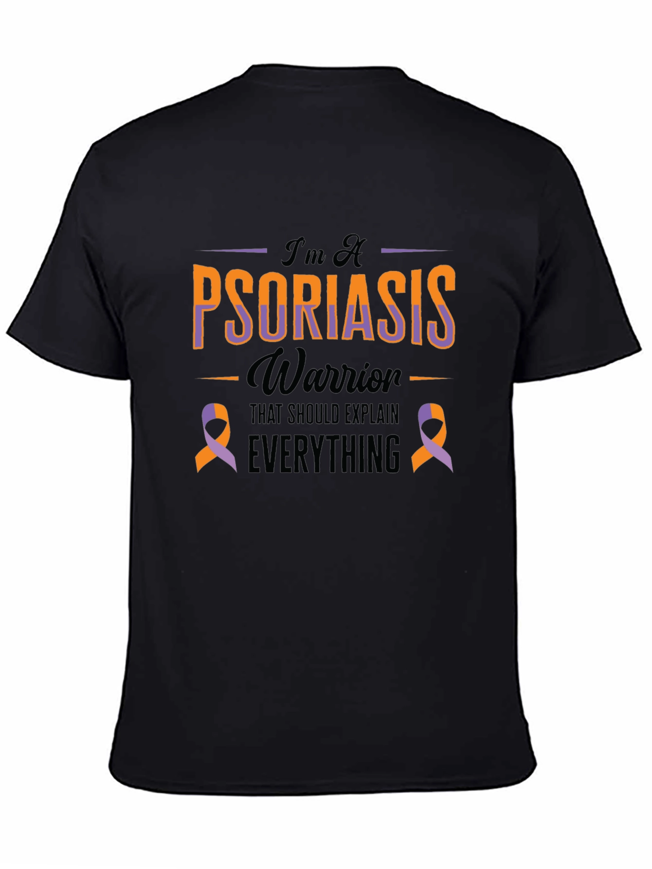 Psoriasis Warrior T-Shirt - Awareness Ribbon