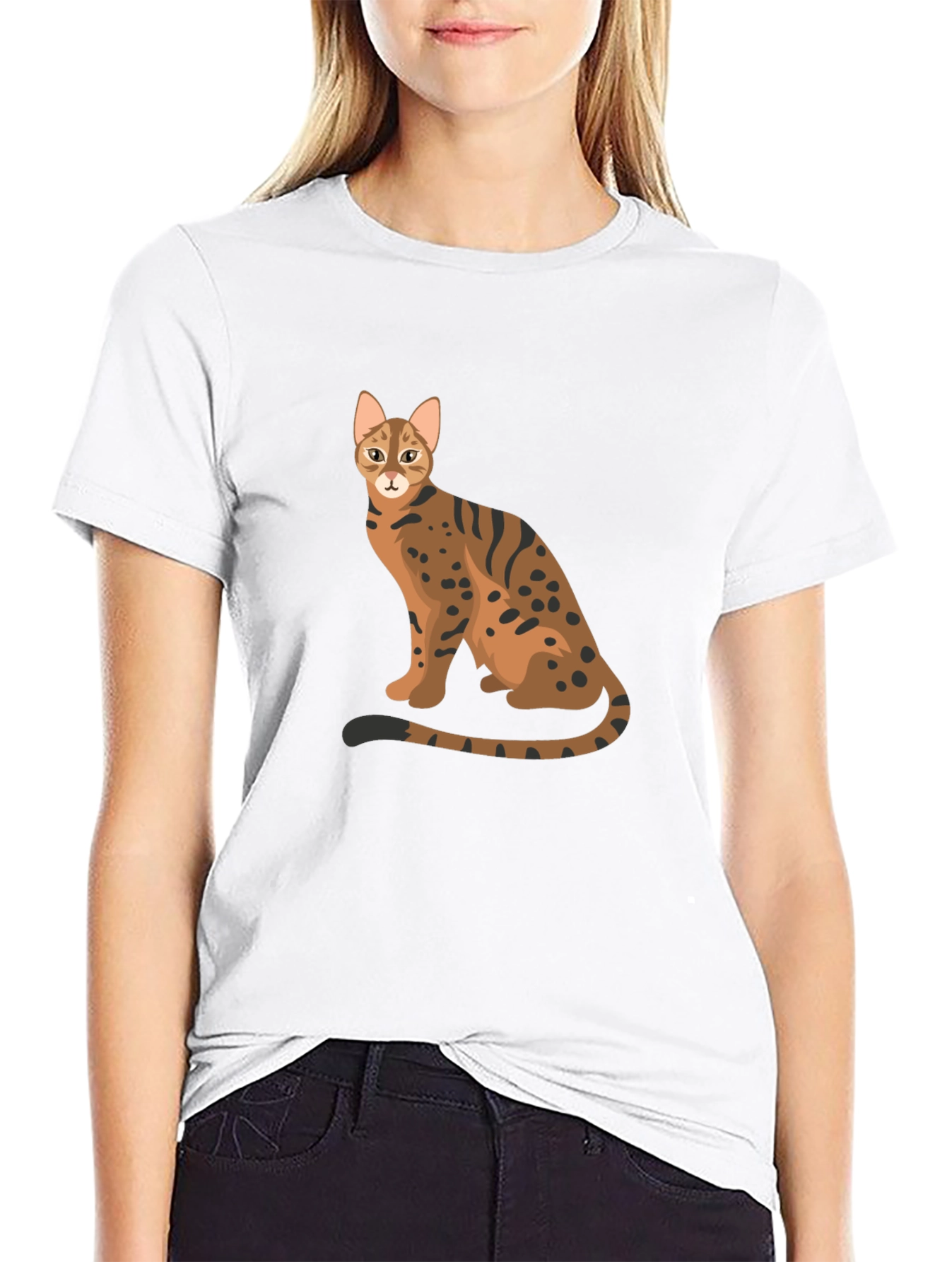 Cool Cat Graphic Tee - Unisex Black T-Shirt