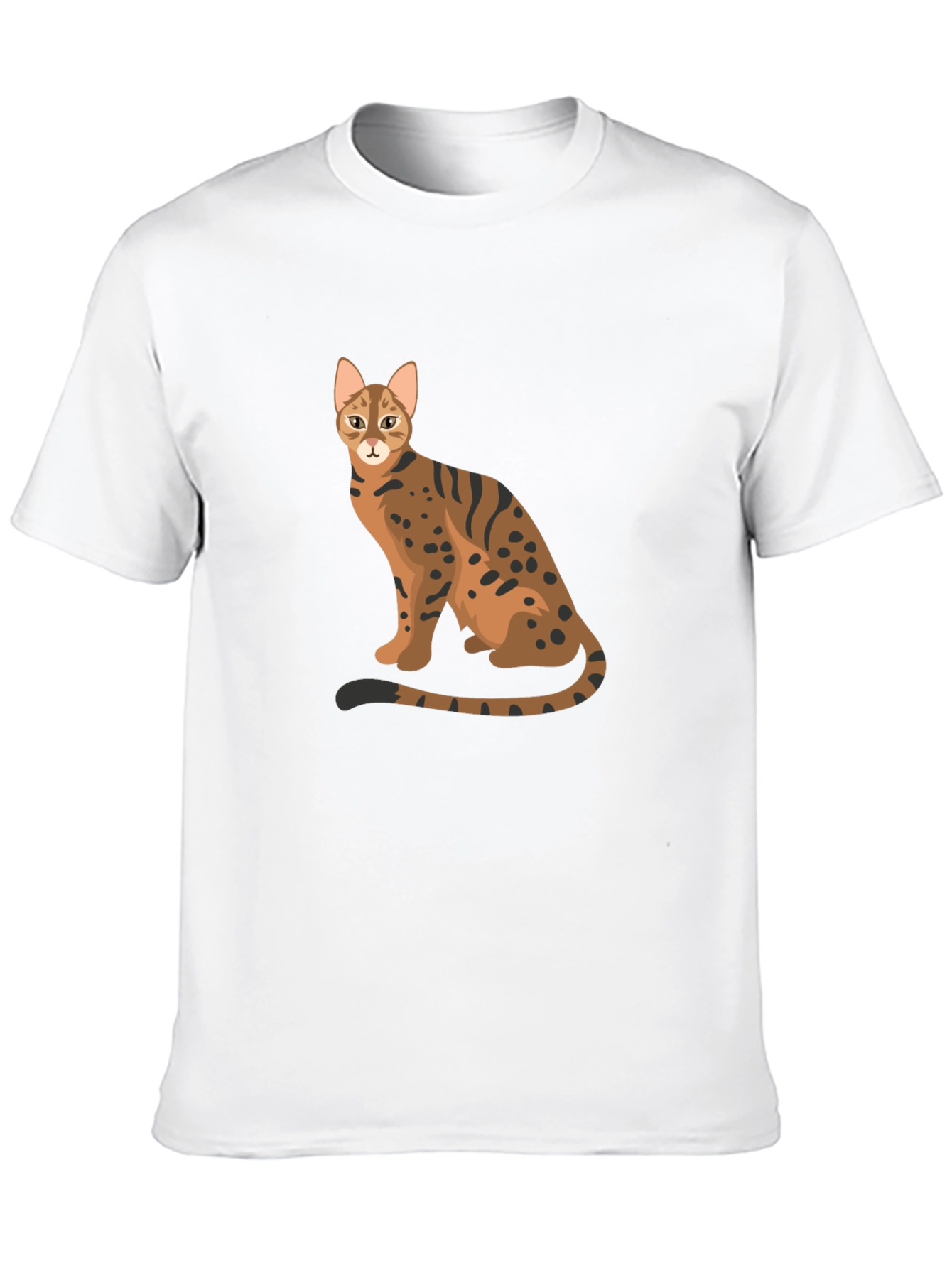 Cool Cat Graphic Tee - Unisex Black T-Shirt