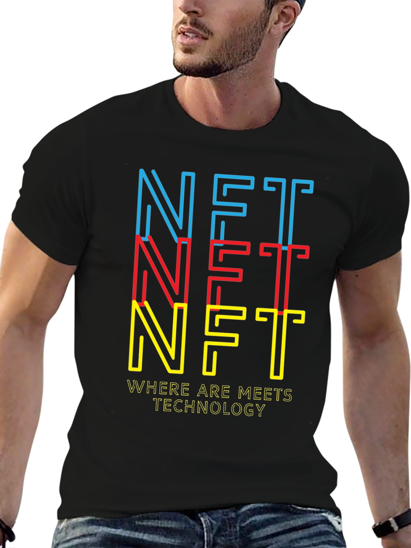 NFT Meets Technology Graphic T-Shirt