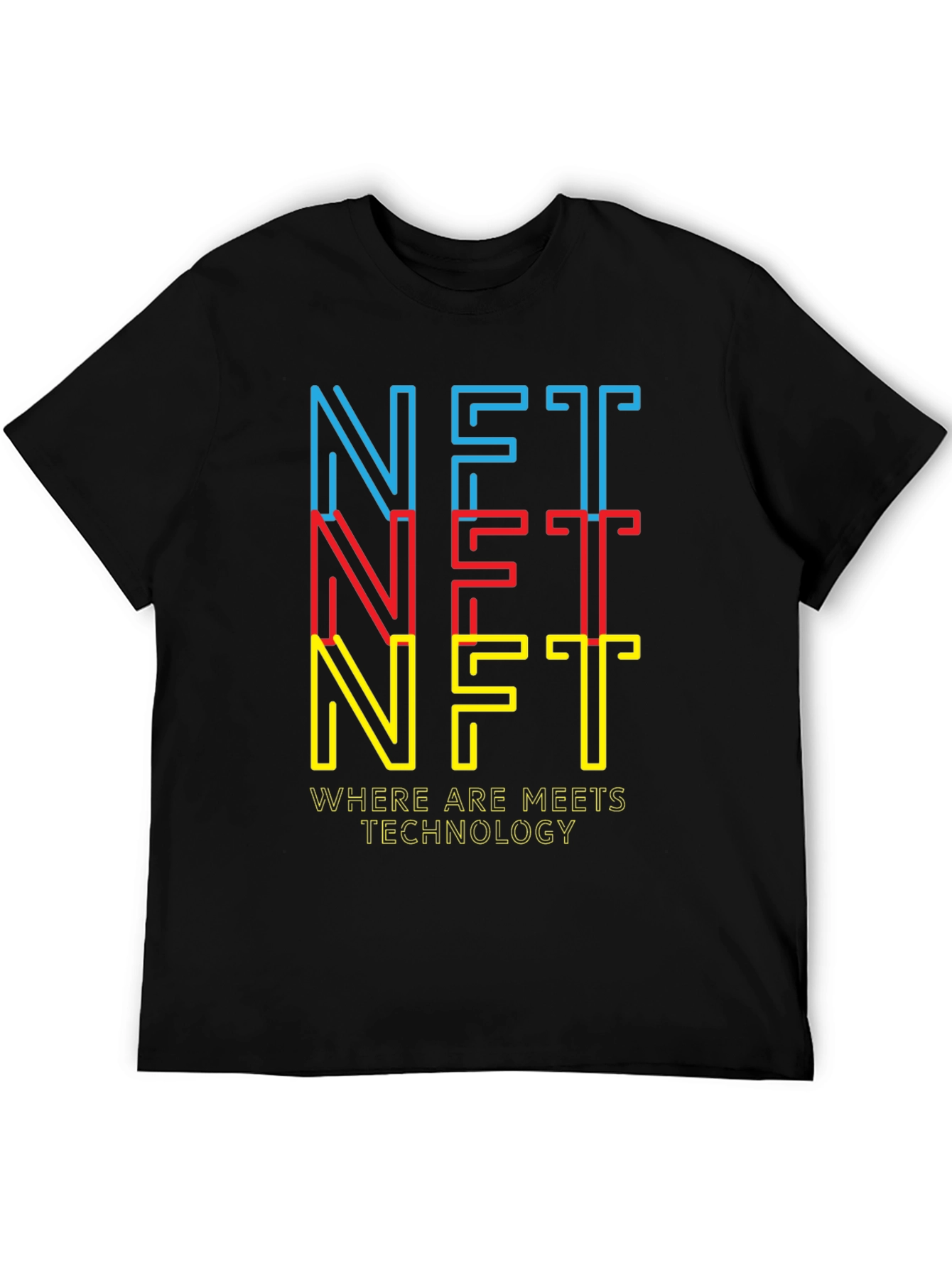 NFT Meets Technology Graphic T-Shirt
