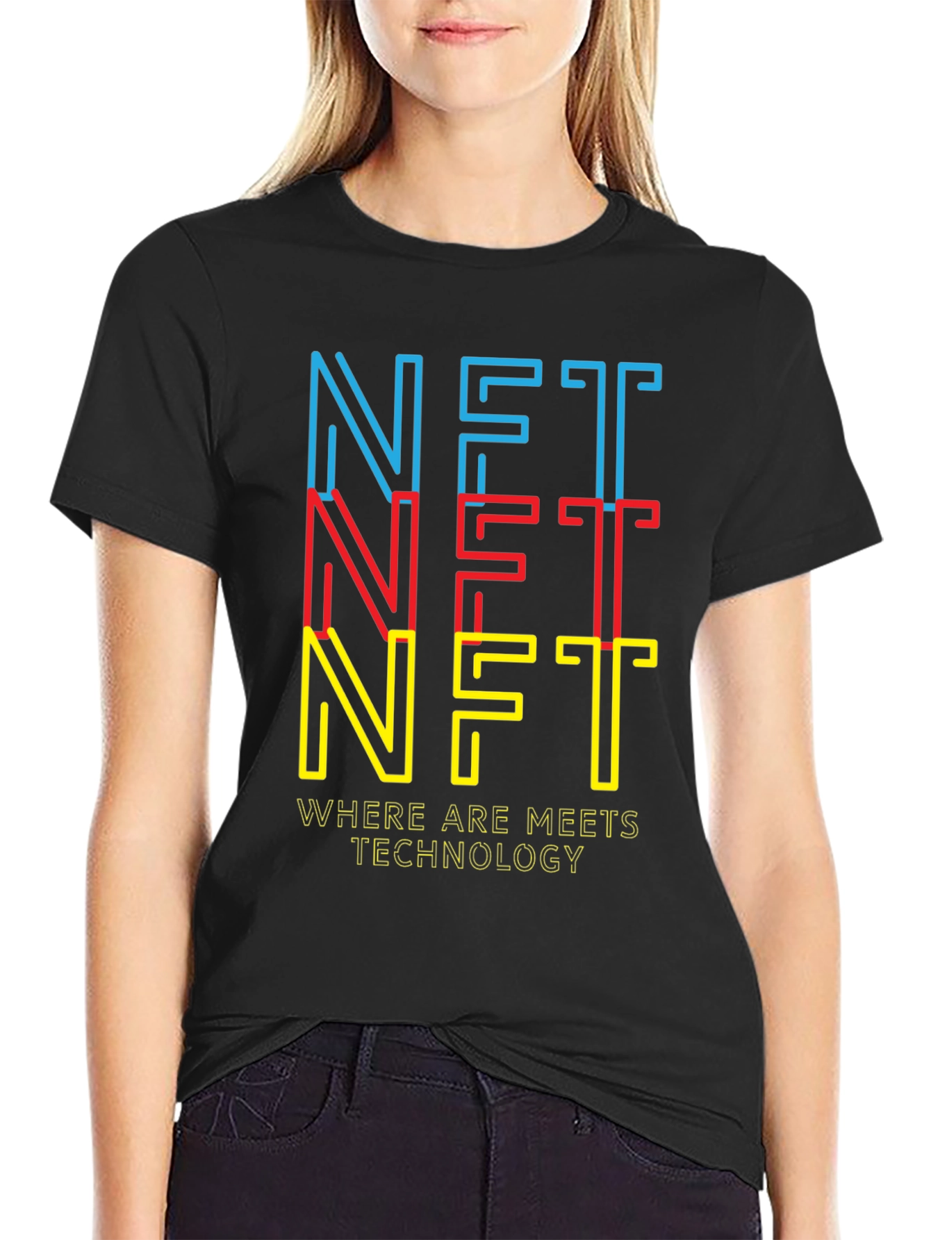 NFT Meets Technology Graphic T-Shirt