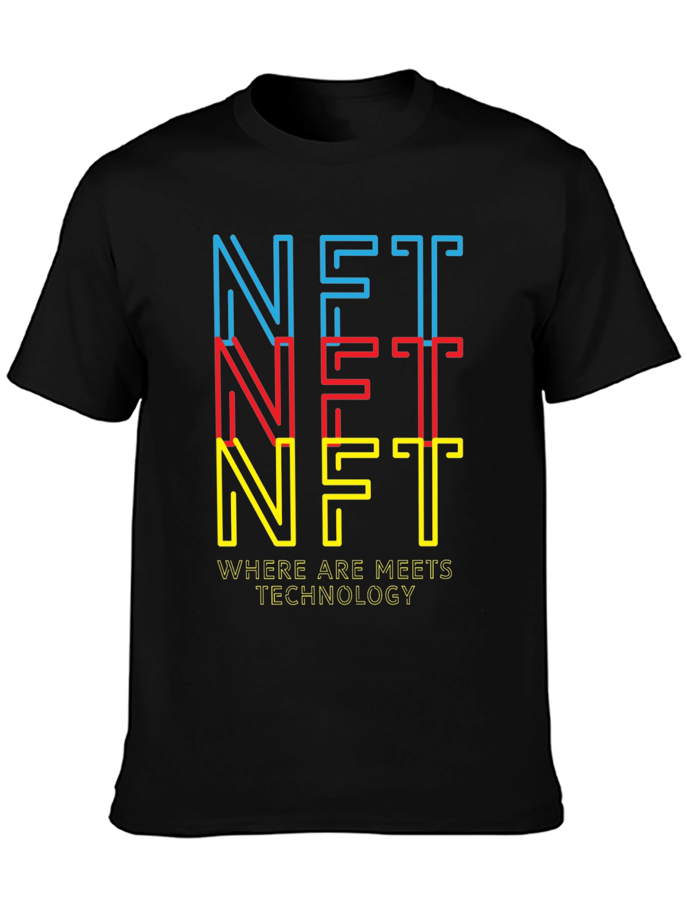NFT Meets Technology Graphic T-Shirt