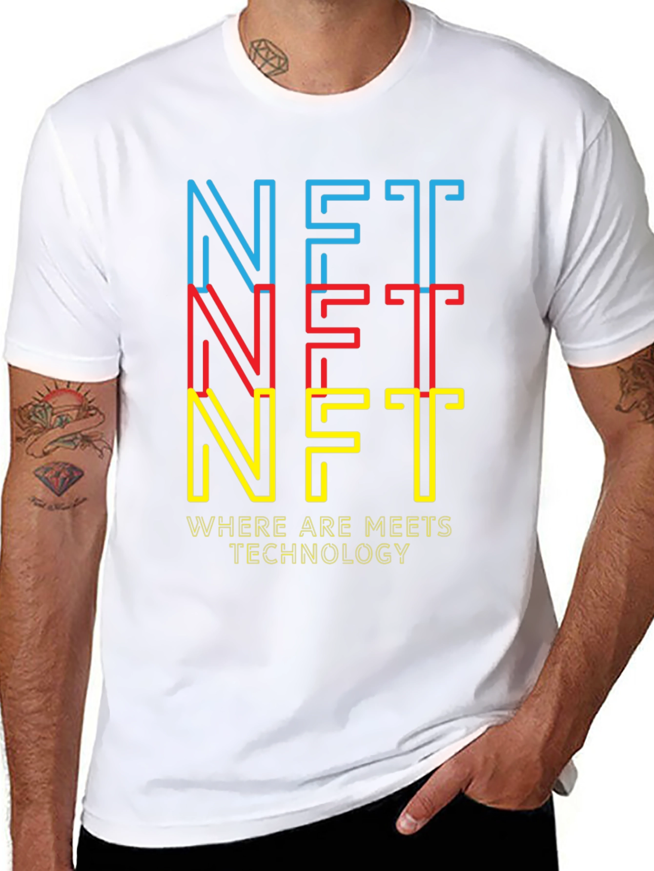 NFT Meets Technology Graphic T-Shirt