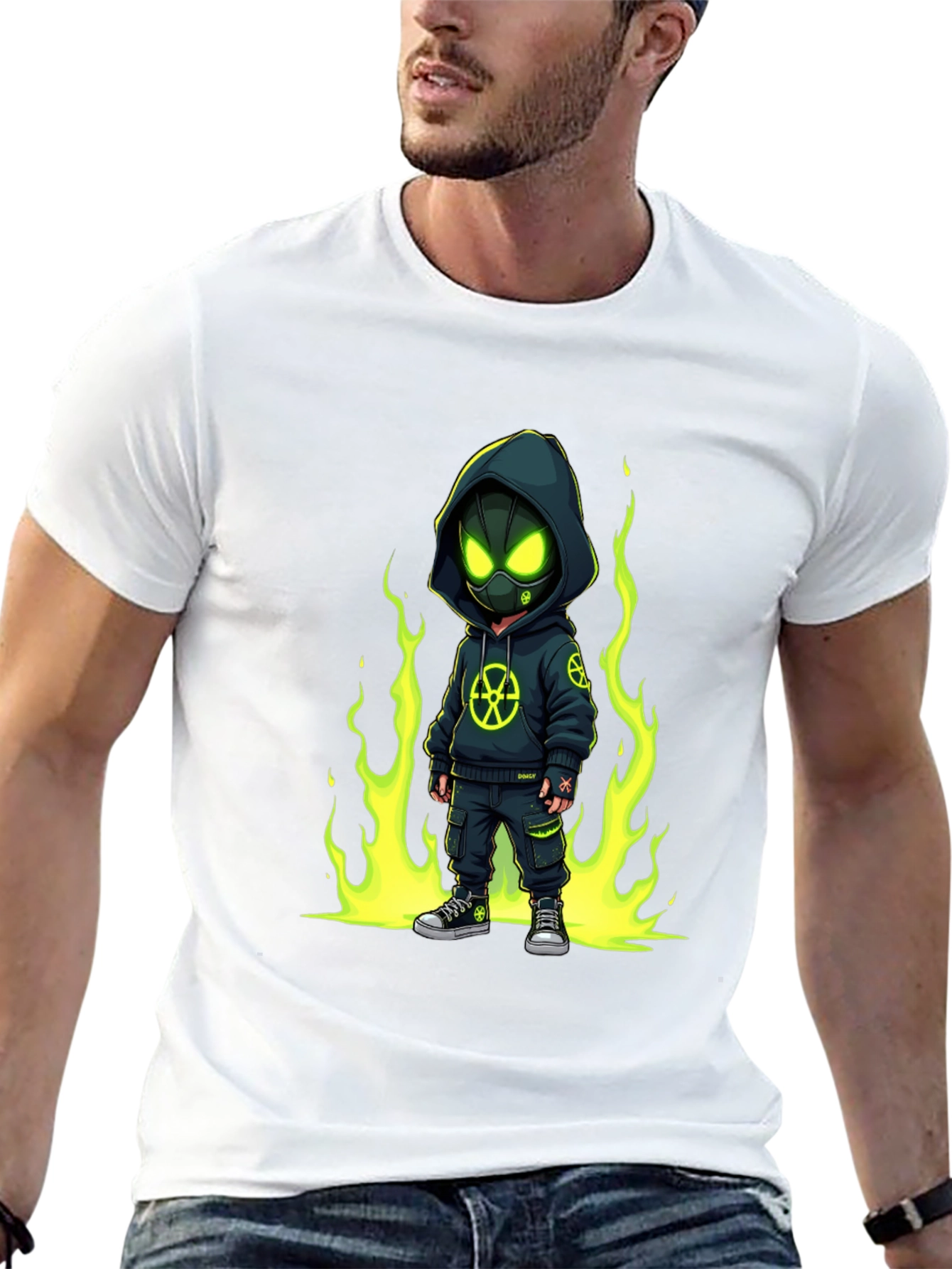 Radioactive Hoodie Graphic T-Shirt