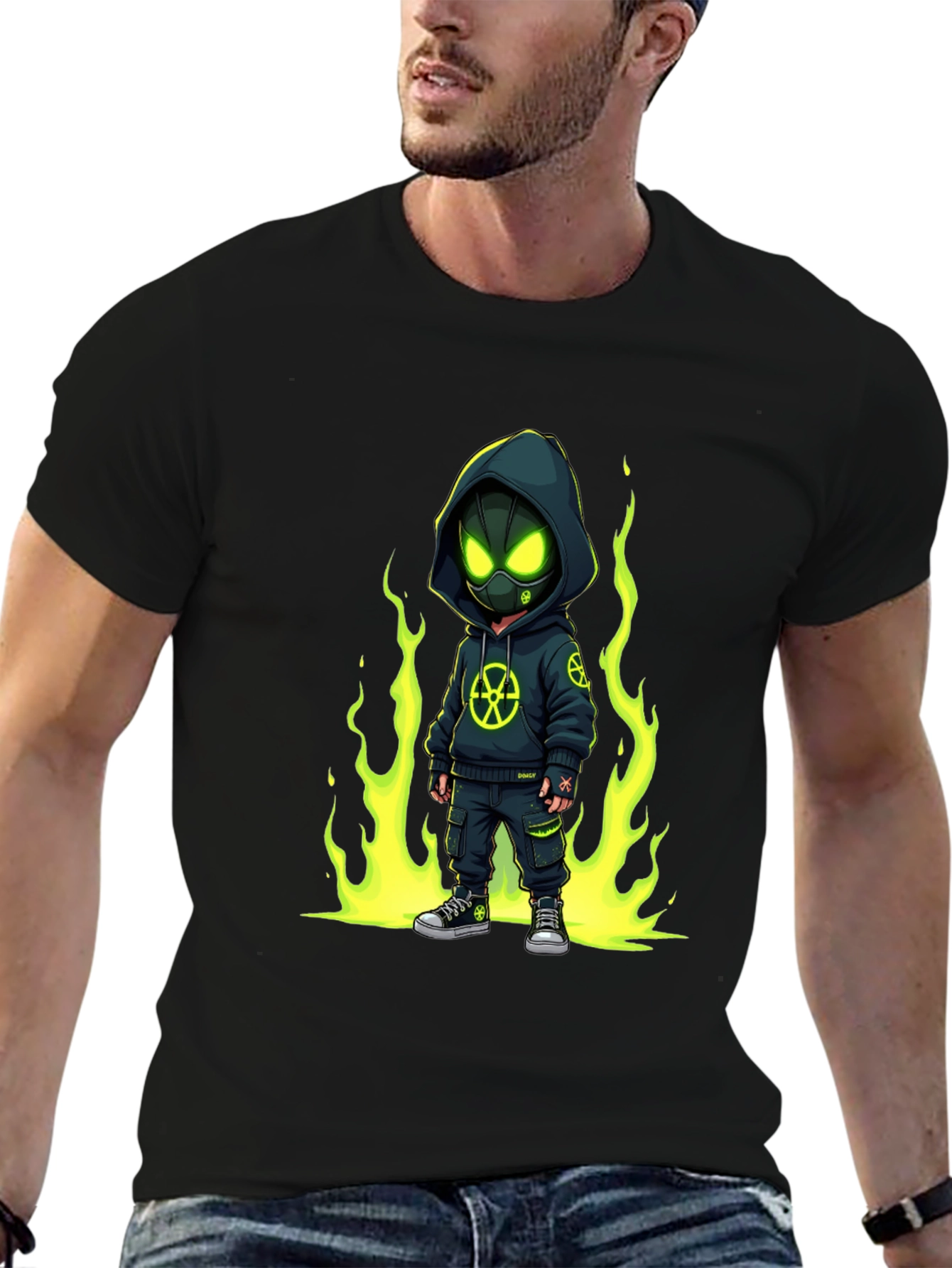 Radioactive Hoodie Graphic T-Shirt