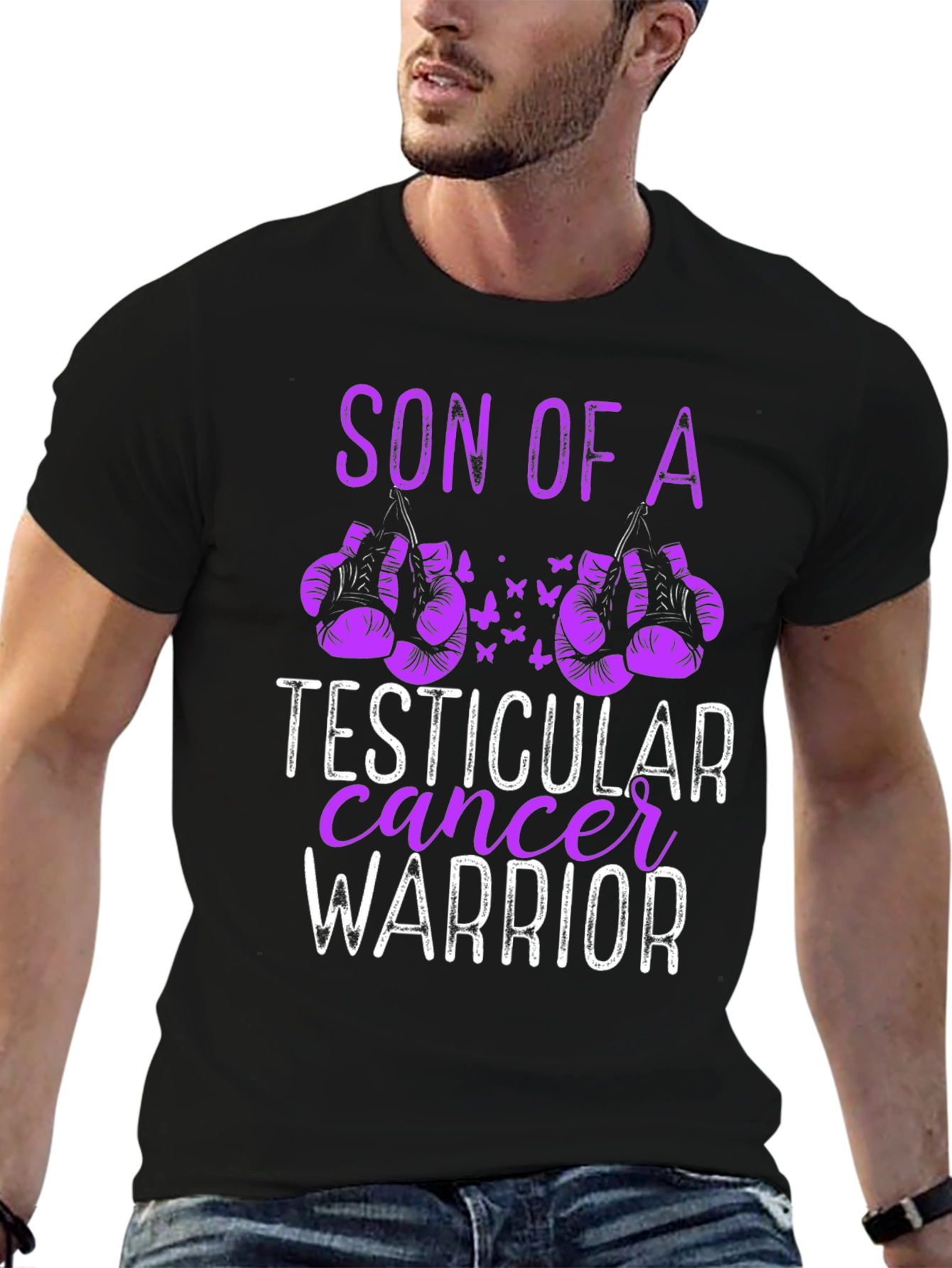 Son of a Testicular Cancer Warrior T-Shirt