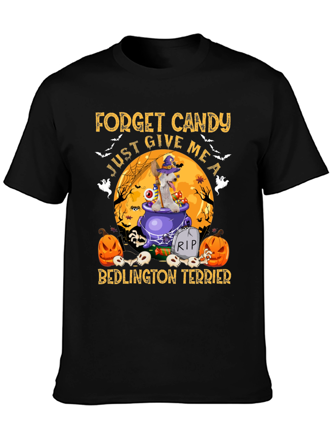 Halloween Bedlington Terrier T-Shirt