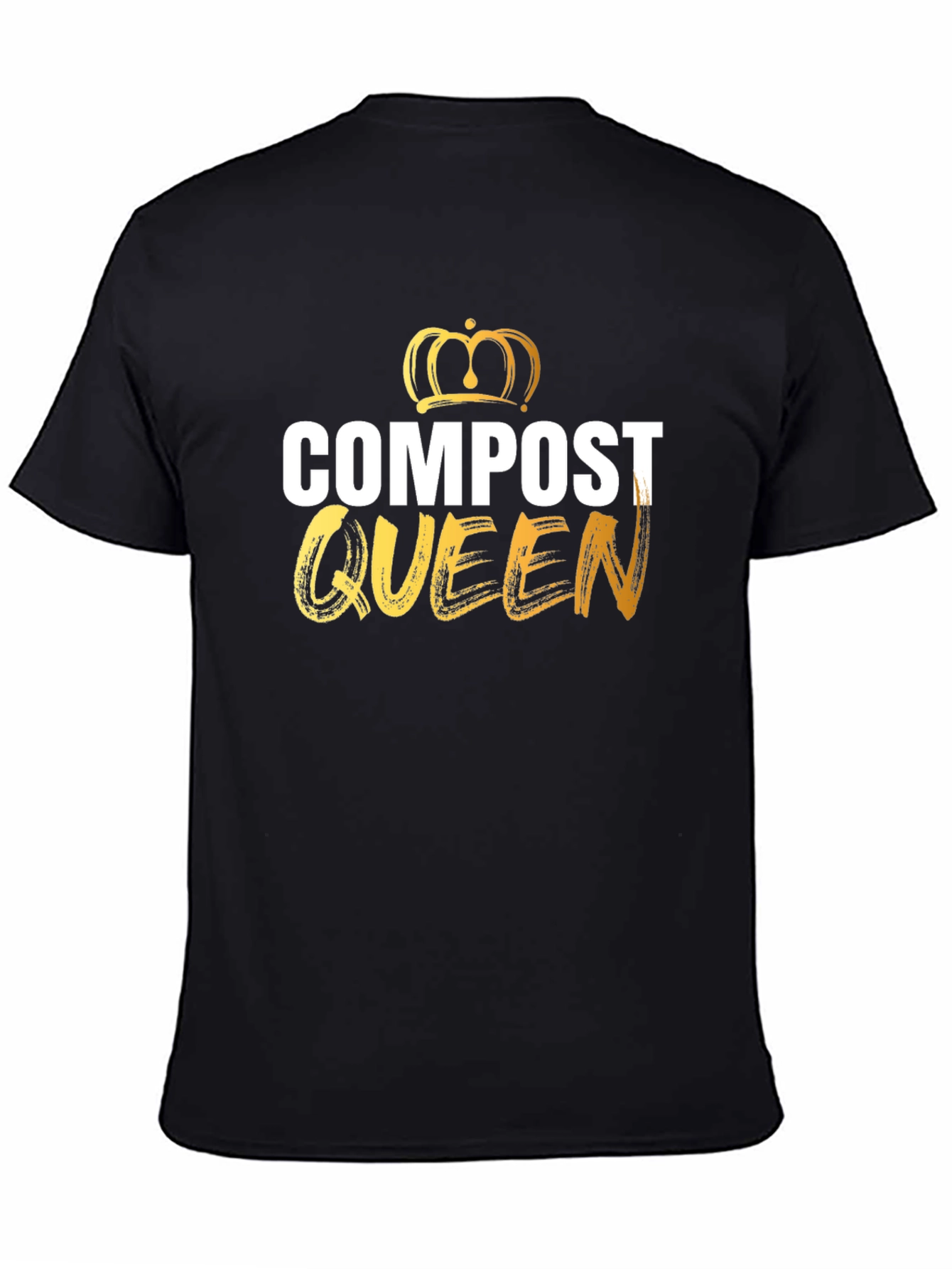 Compost Queen T-Shirt - Black Graphic Tee