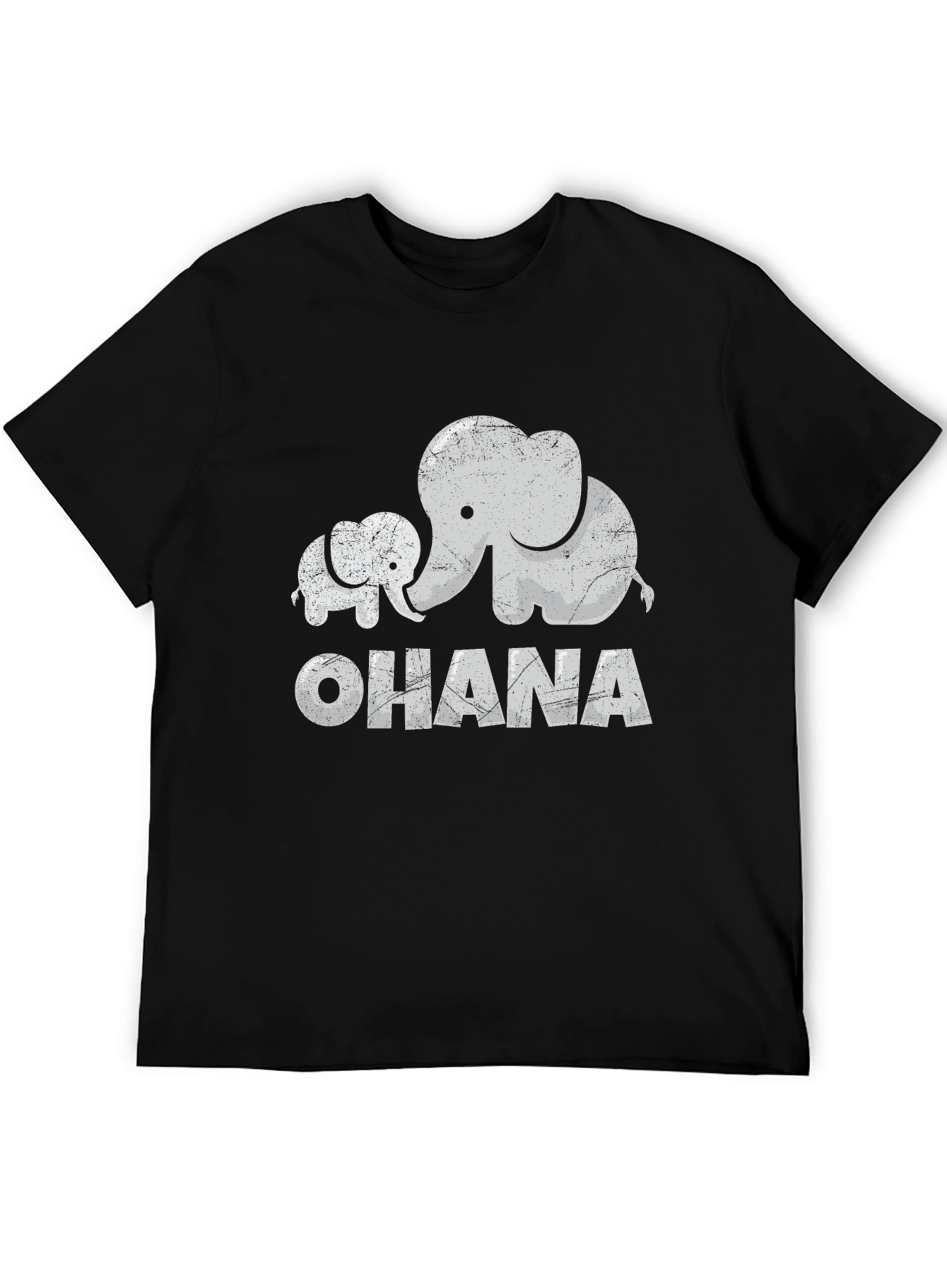 Ohana Elephant T-Shirt - Family Love Graphic Tee