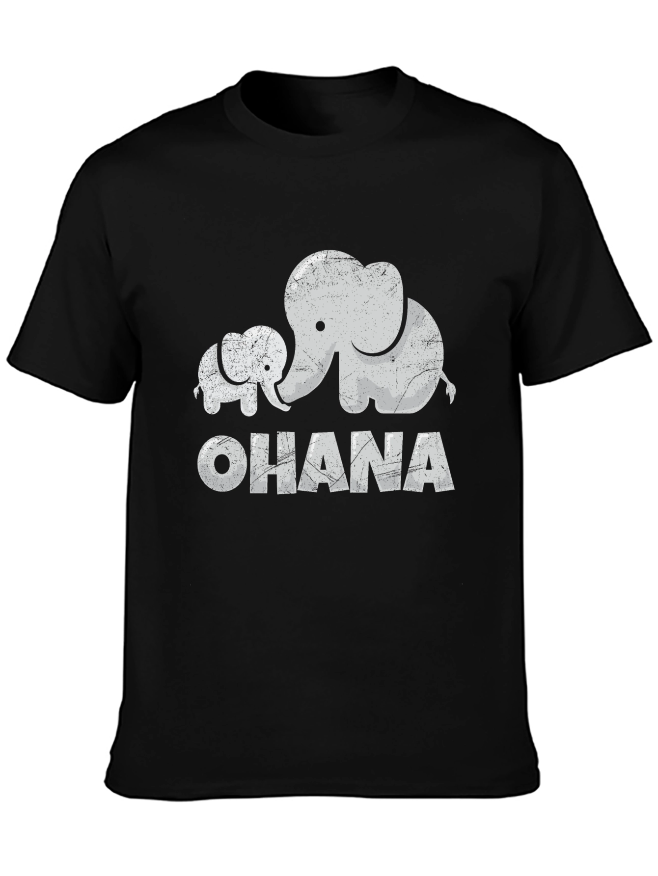 Ohana Elephant T-Shirt - Family Love Graphic Tee