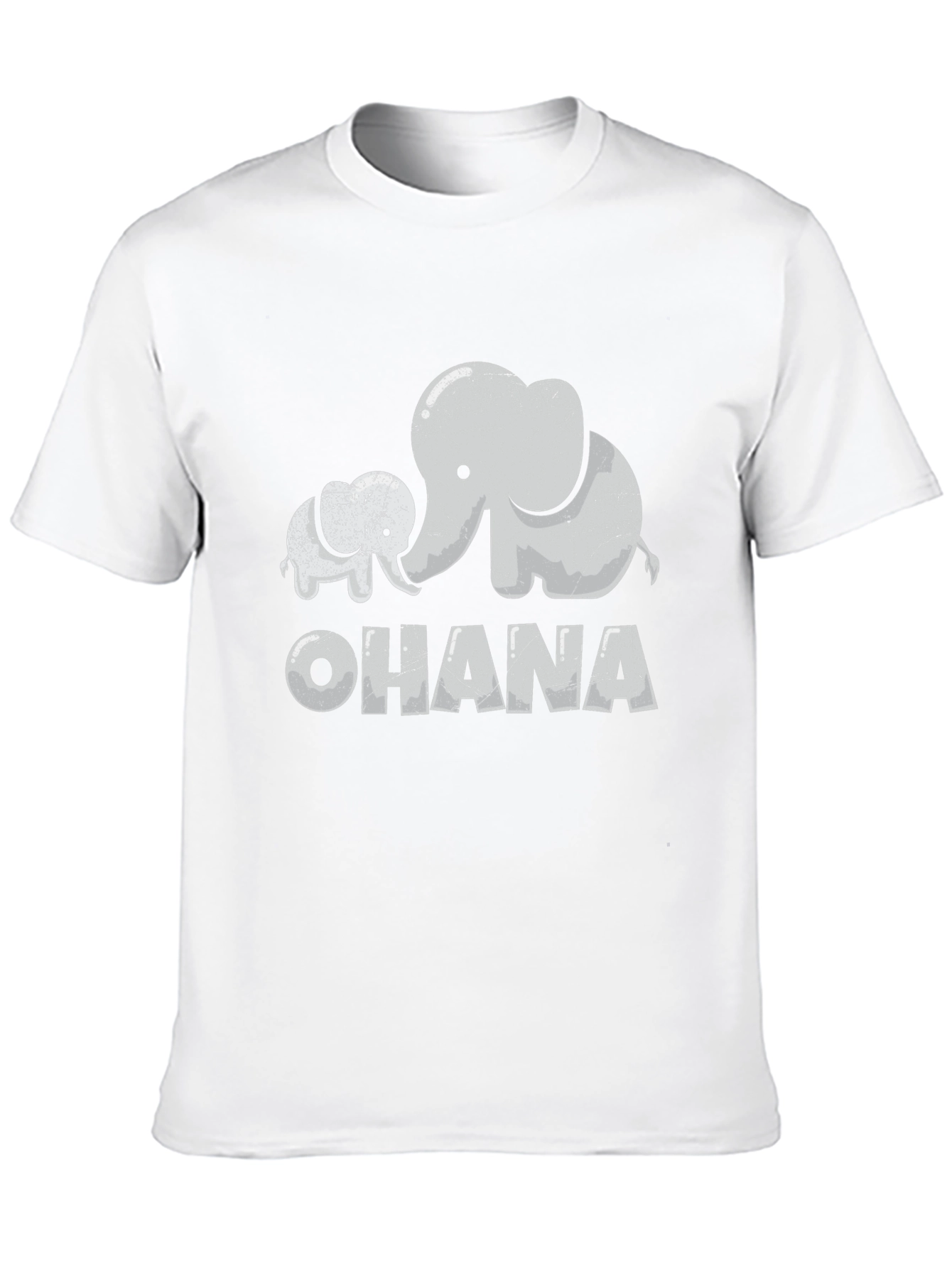 Ohana Elephant T-Shirt - Family Love Graphic Tee