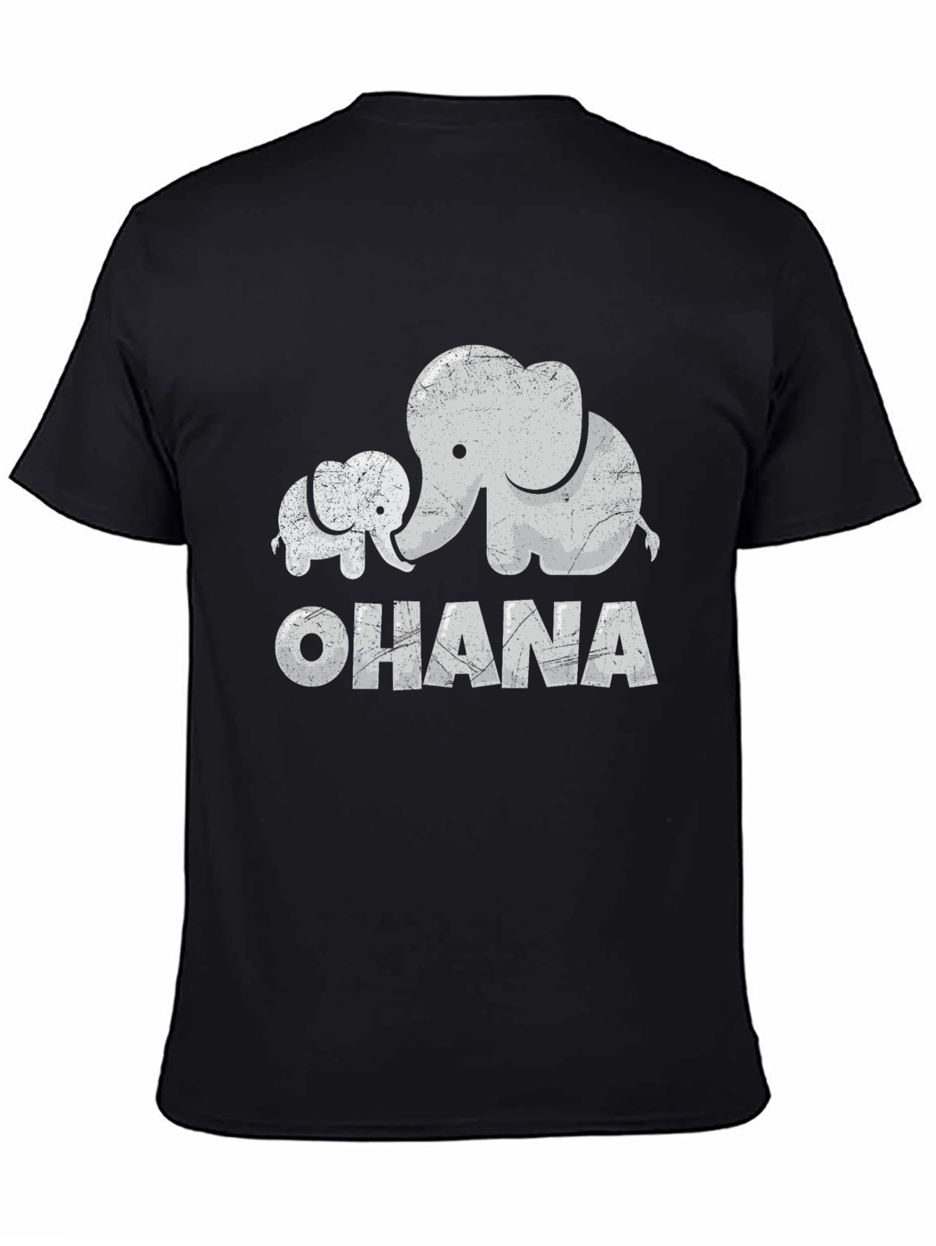 Ohana Elephant T-Shirt - Family Love Graphic Tee