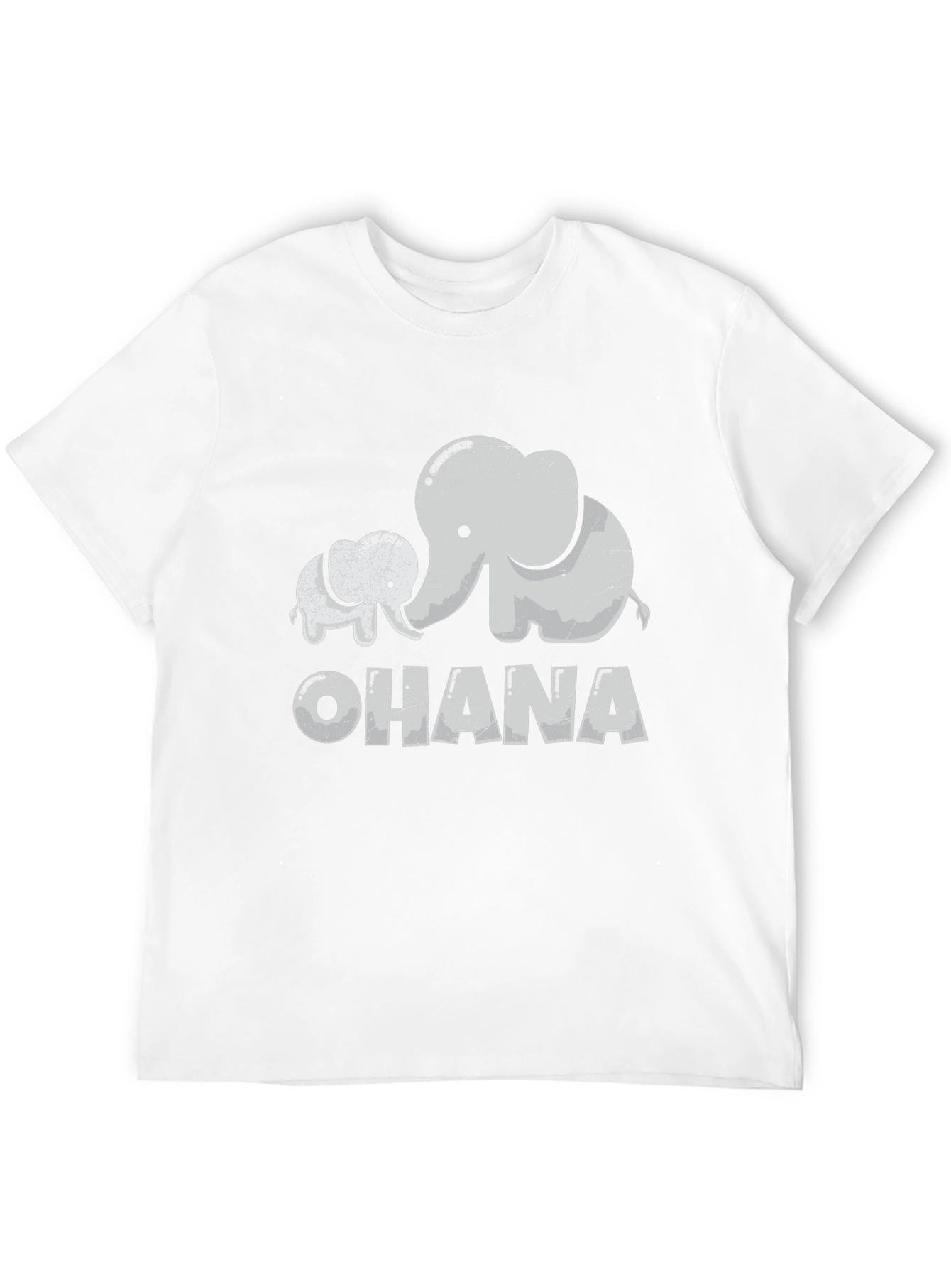 Ohana Elephant T-Shirt - Family Love Graphic Tee