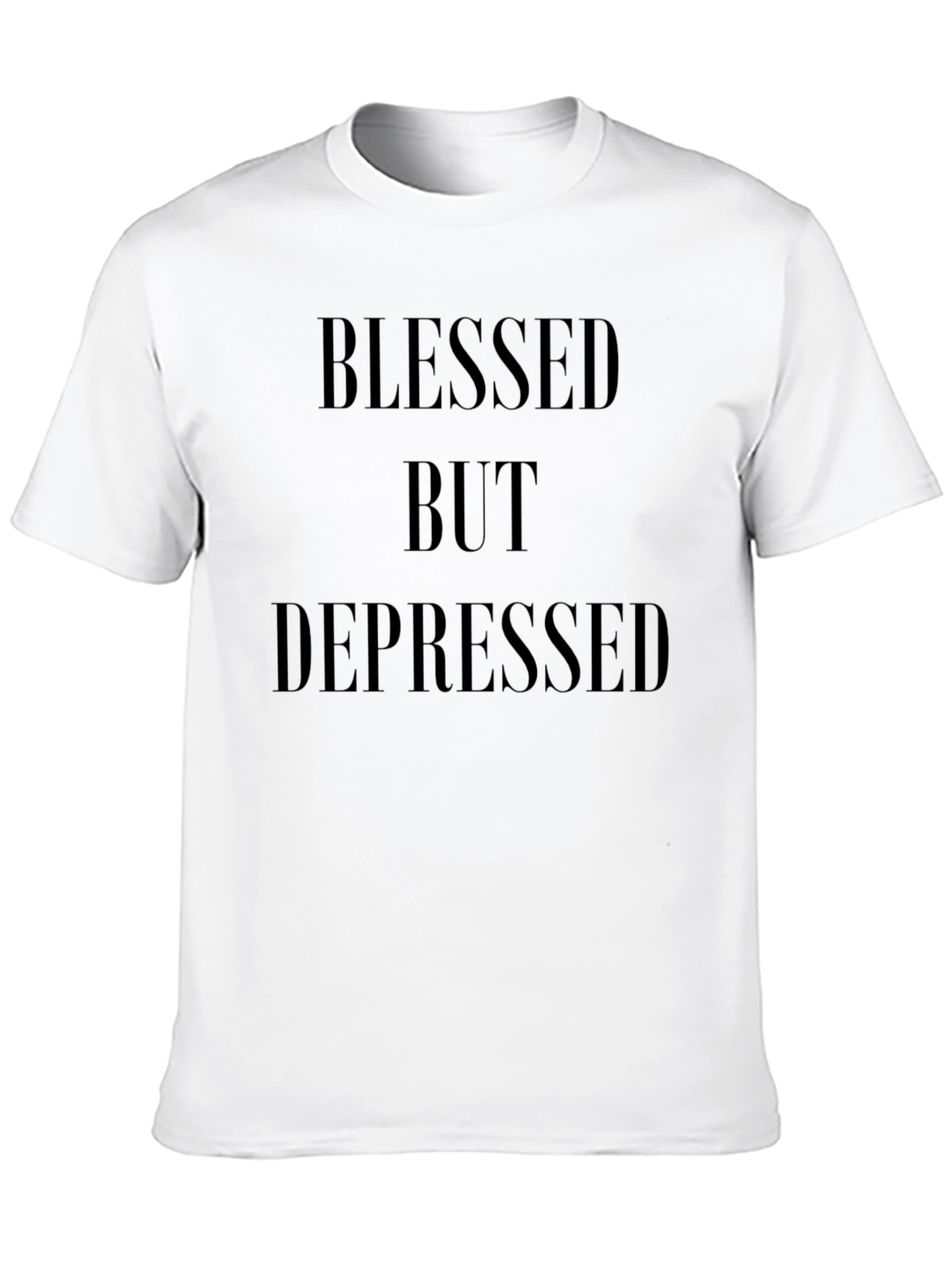 Blessed But Depressed Graphic Tee