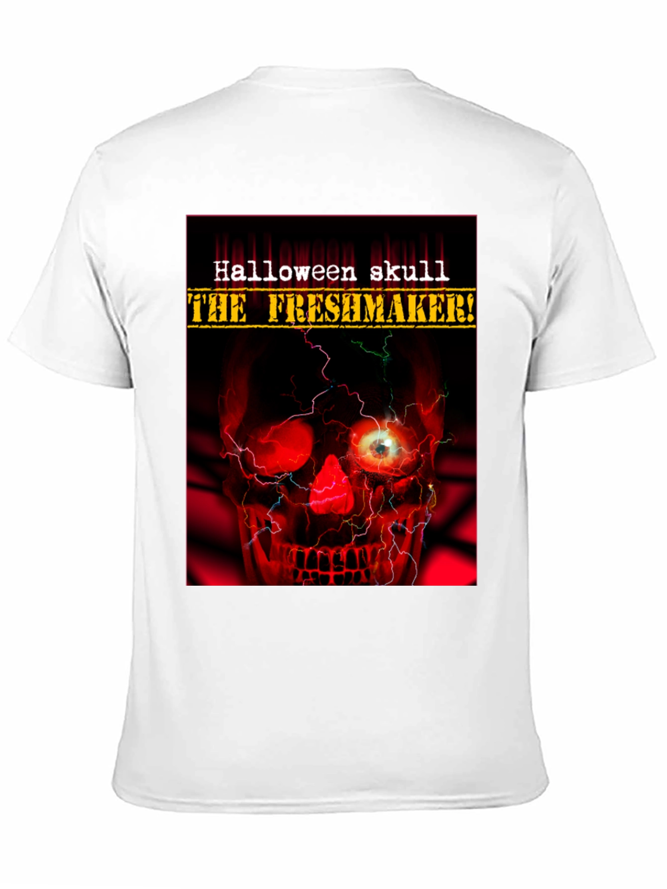 Halloween Skull The Freshmaker Graphic T-Shirt