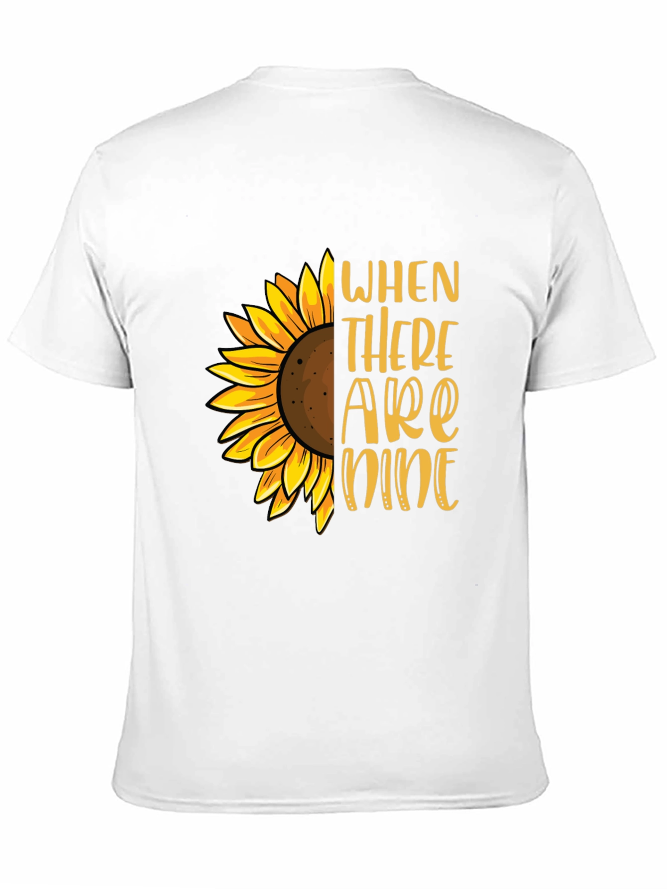 Sunflower Graphic T-Shirt - When There are Nine
