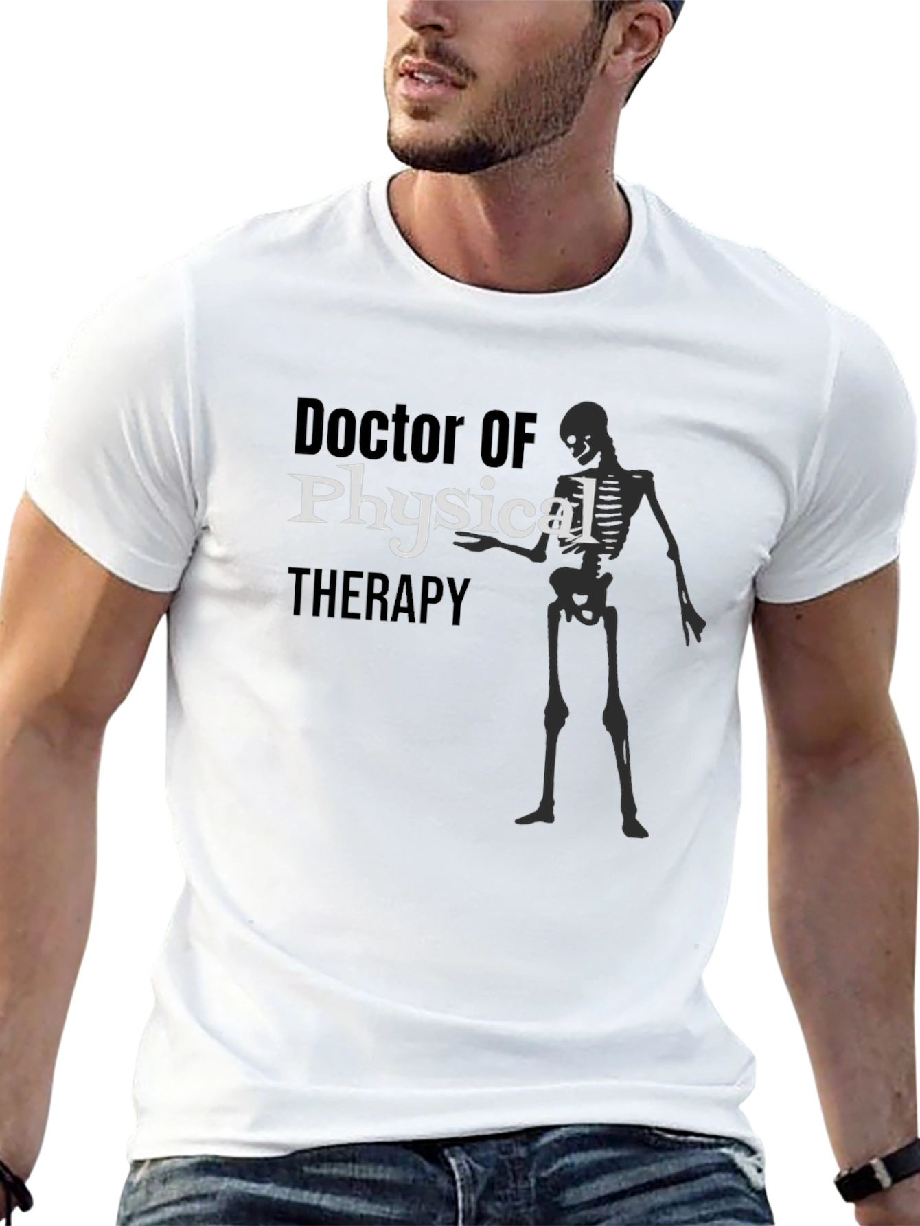 Doctor of Physical Therapy Skeleton Graphic T-Shirt