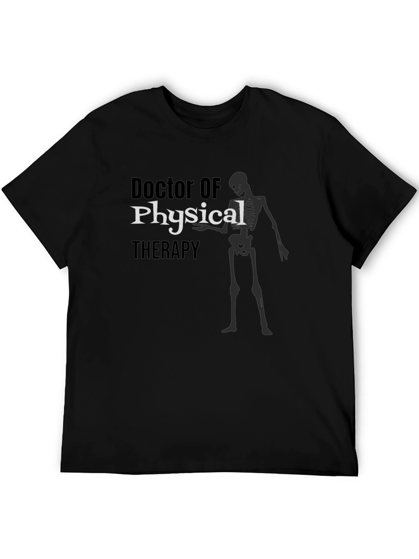 Doctor of Physical Therapy Skeleton Graphic T-Shirt