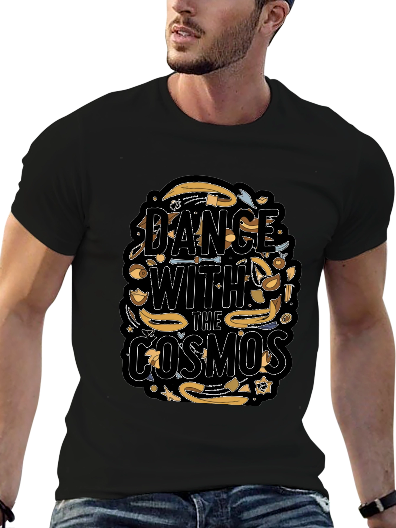 Dance With The Cosmos Graphic T-Shirt