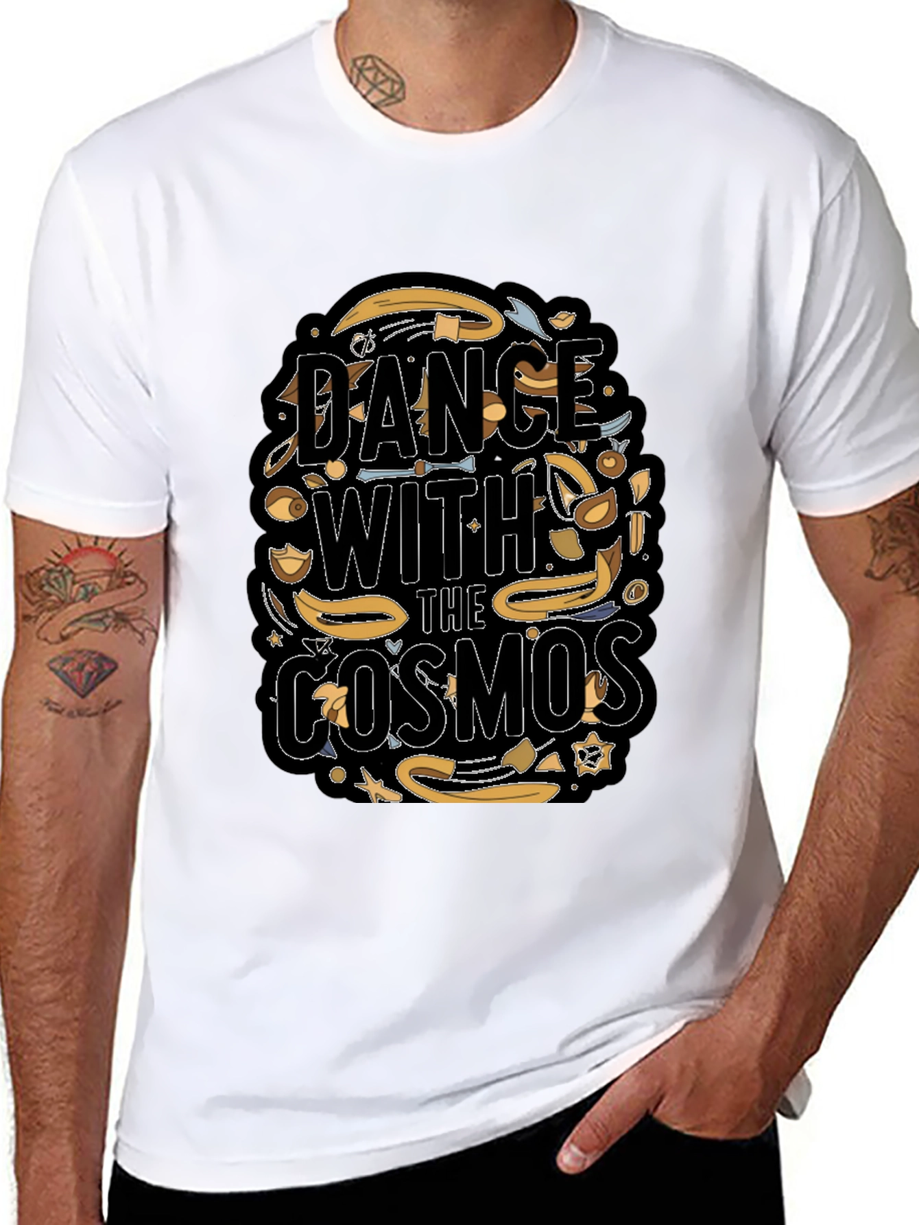 Dance With The Cosmos Graphic T-Shirt