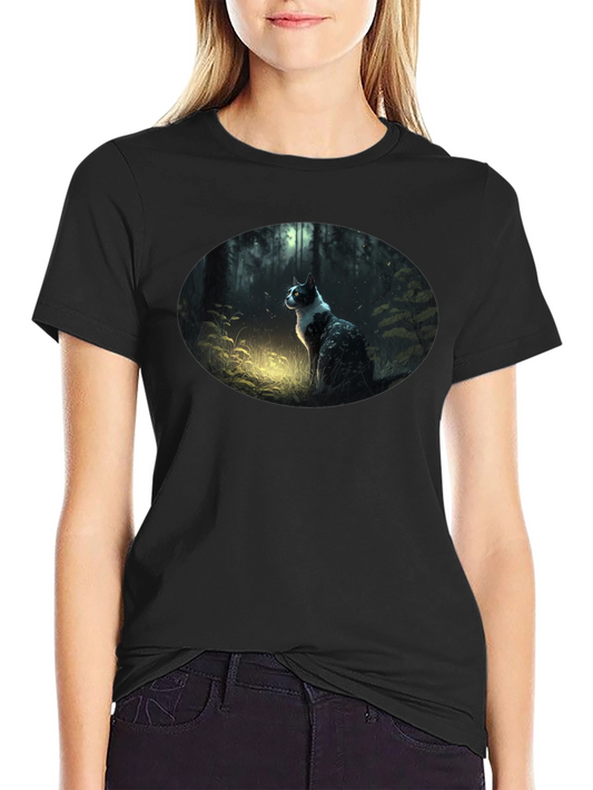 Forest Cat Graphic Tee