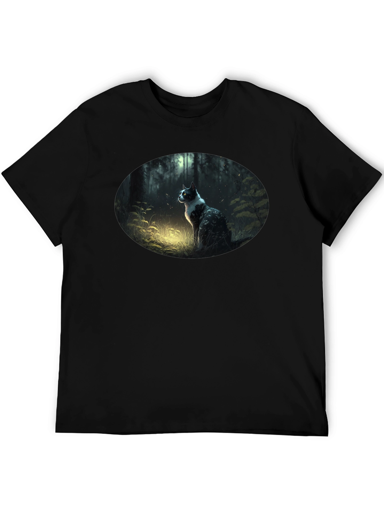 Forest Cat Graphic Tee
