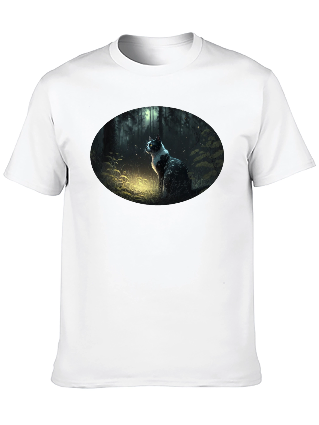 Forest Cat Graphic Tee