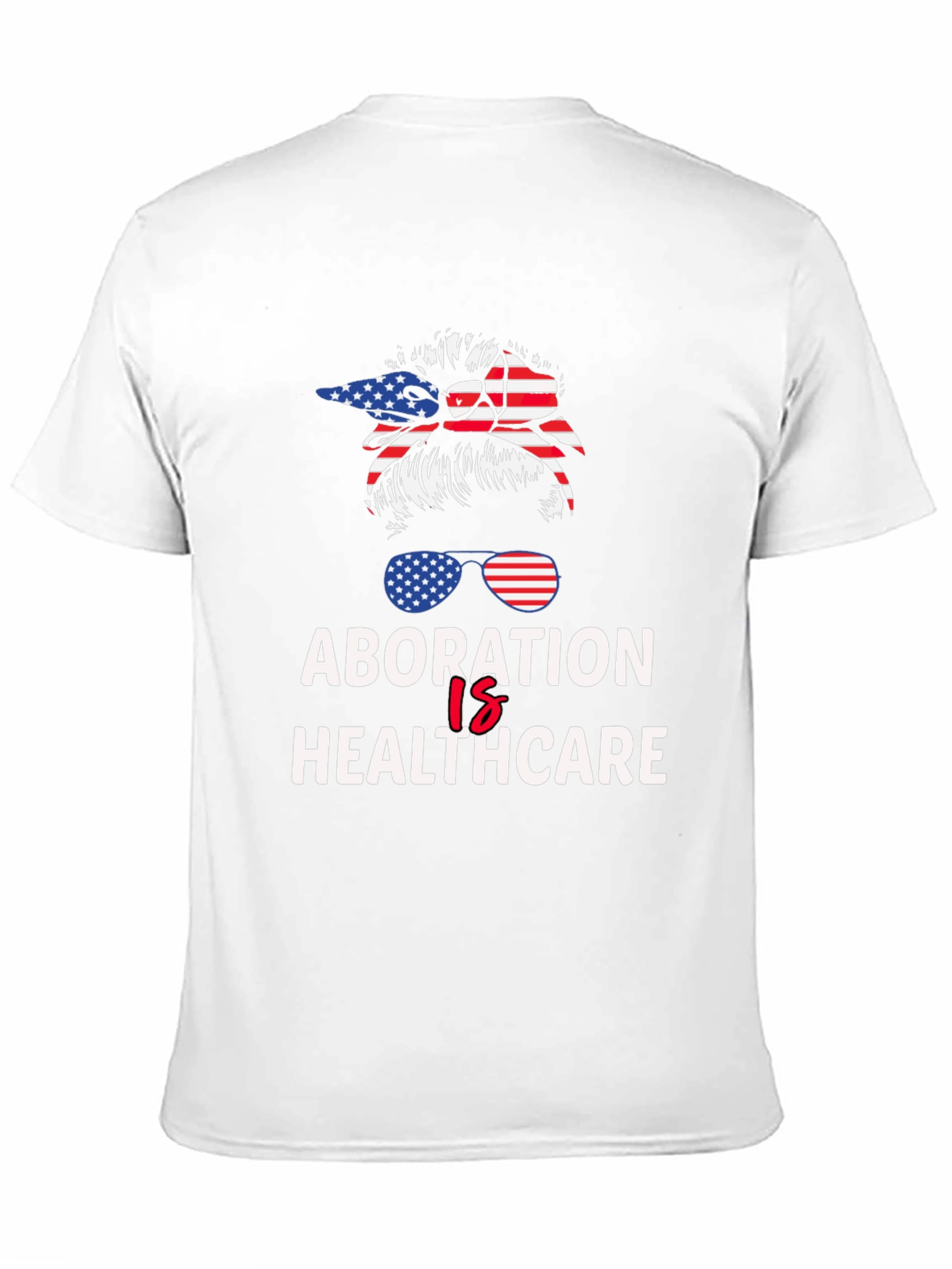 Abortion is Healthcare American Flag T-Shirt