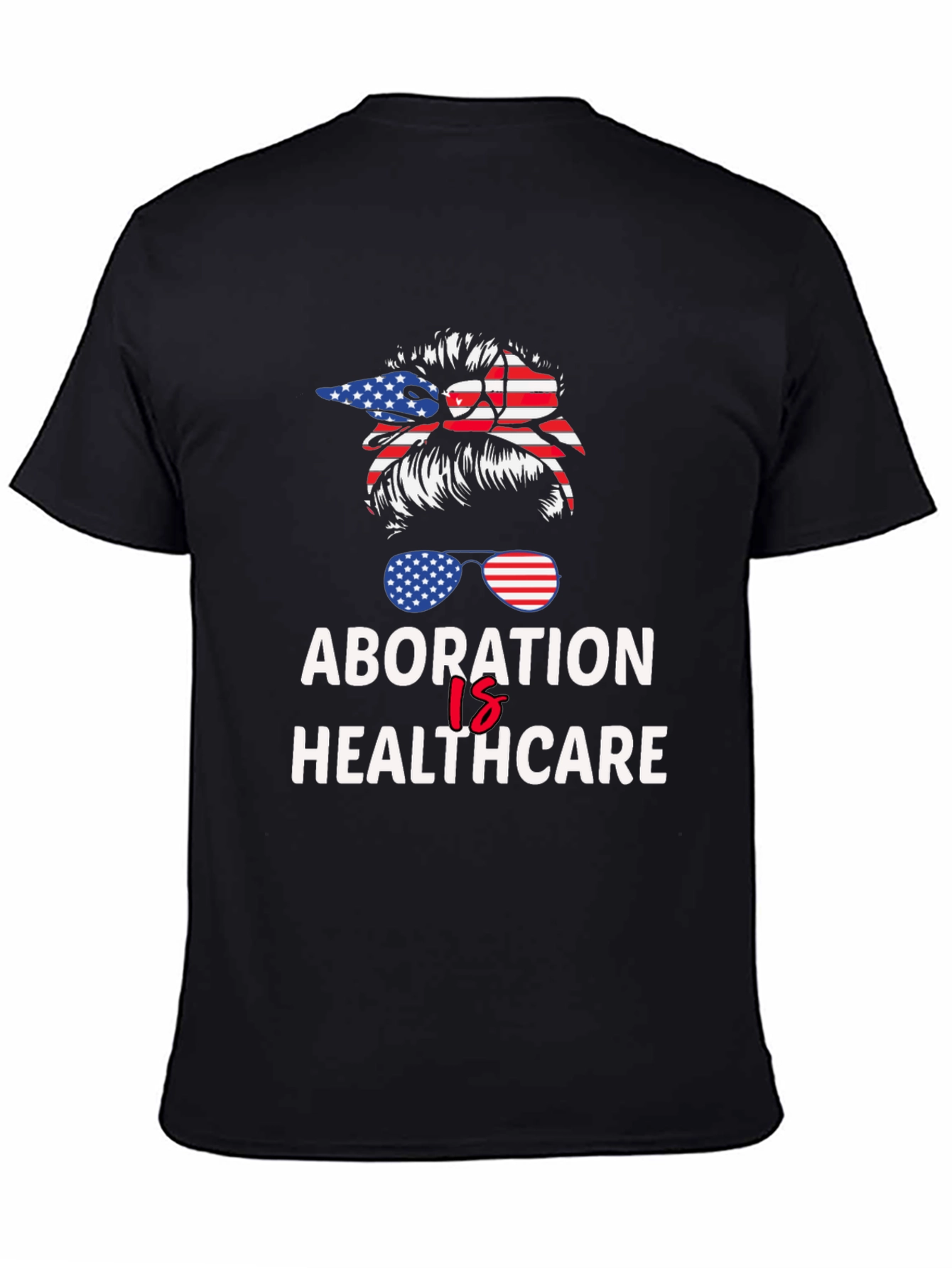 Abortion is Healthcare American Flag T-Shirt