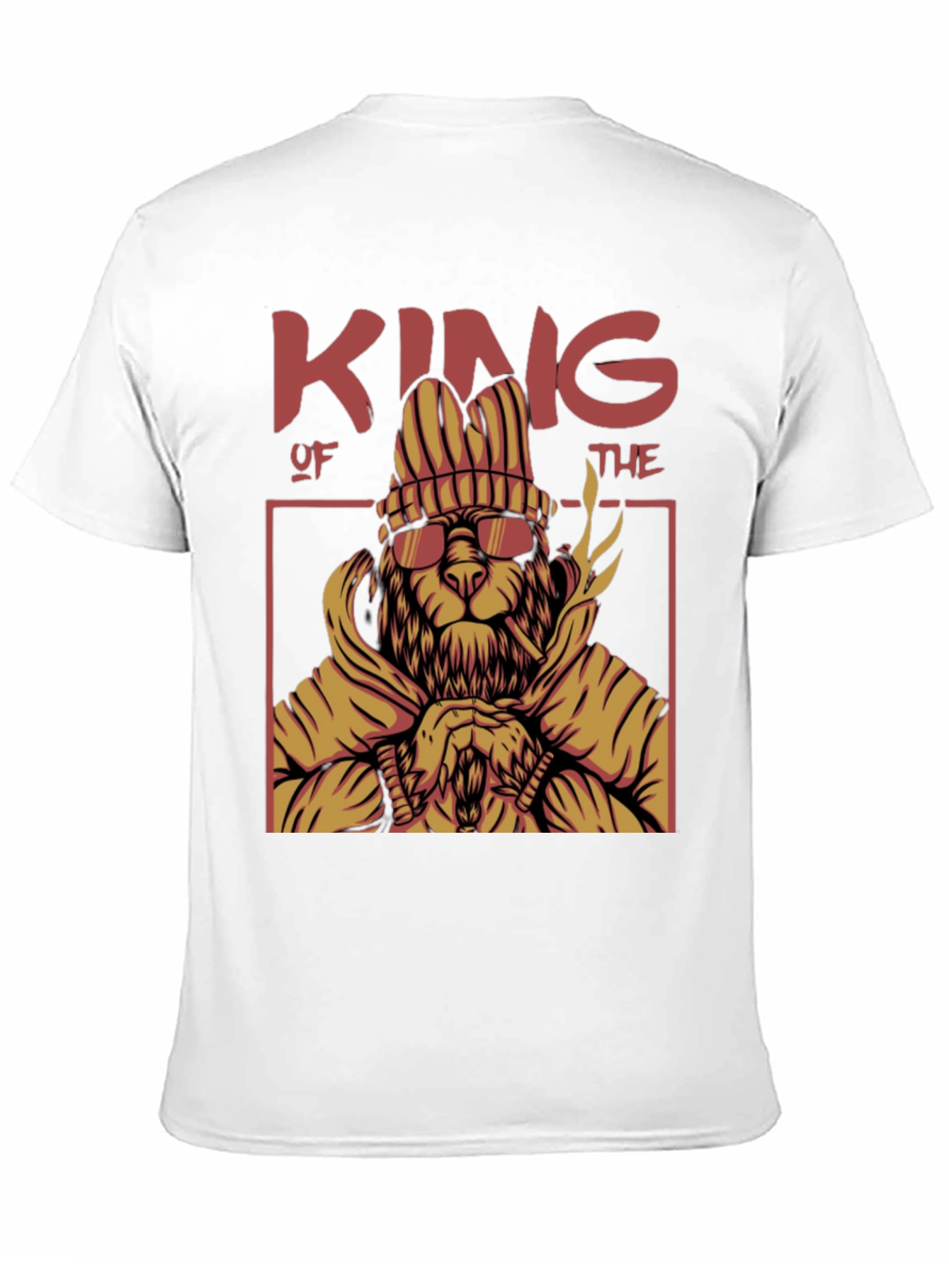 King Lion Graphic T-Shirt - Black